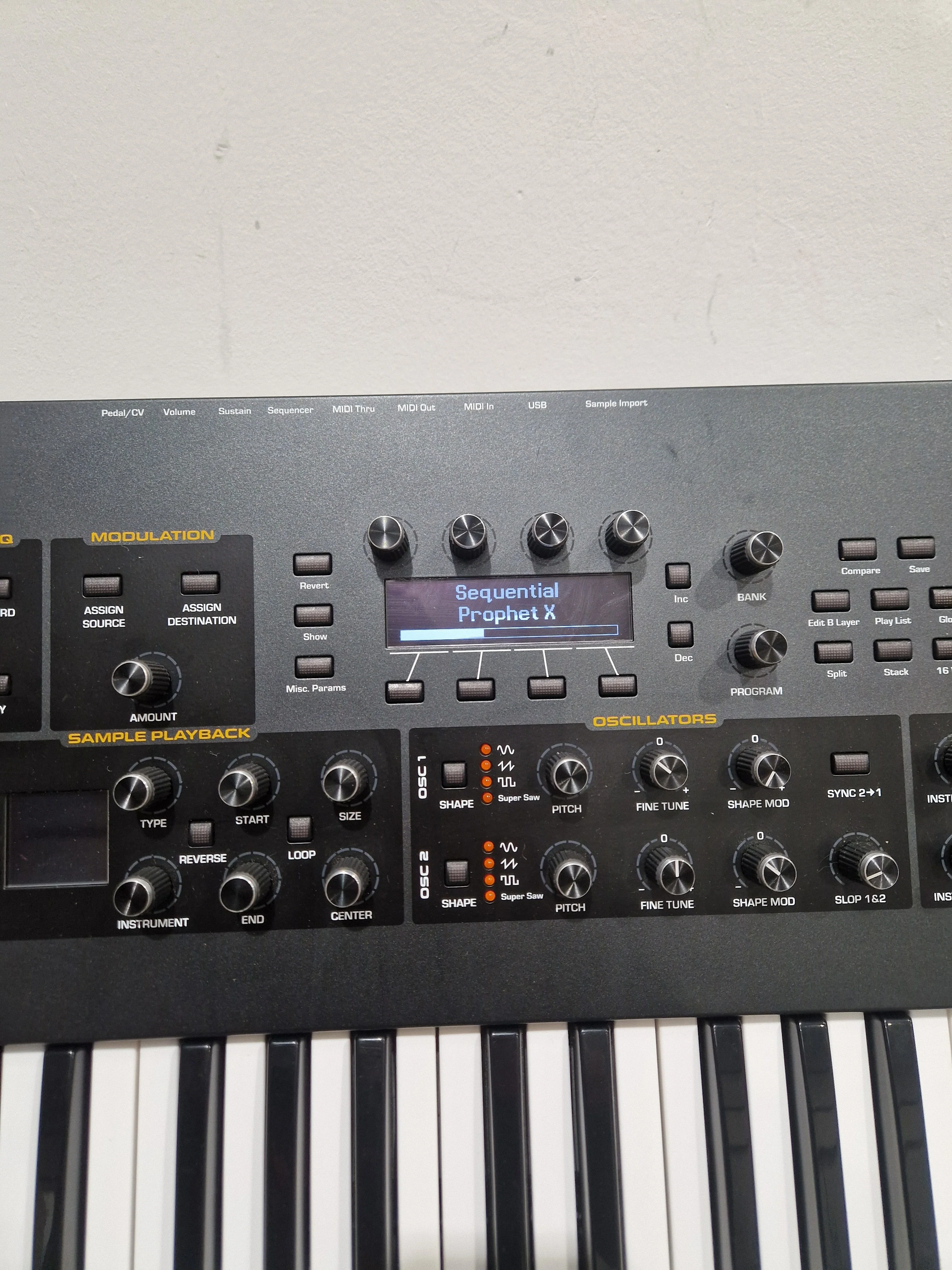Sequential Prophet X - Synthesizer - Black - Excellent w/ Power Cable - Image 17