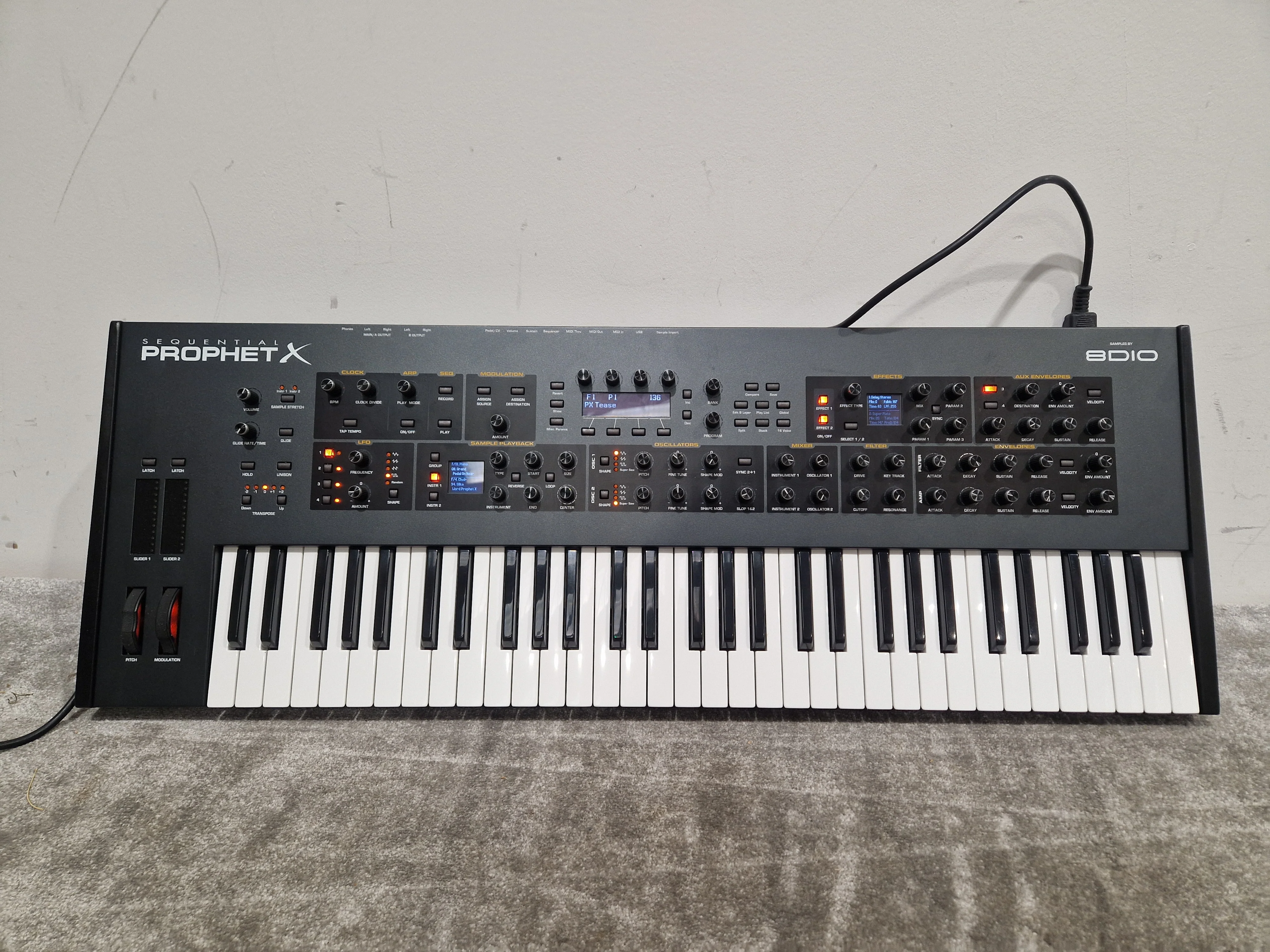 Sequential Prophet X - Synthesizer - Black - Excellent w/ Power Cable - Image 18
