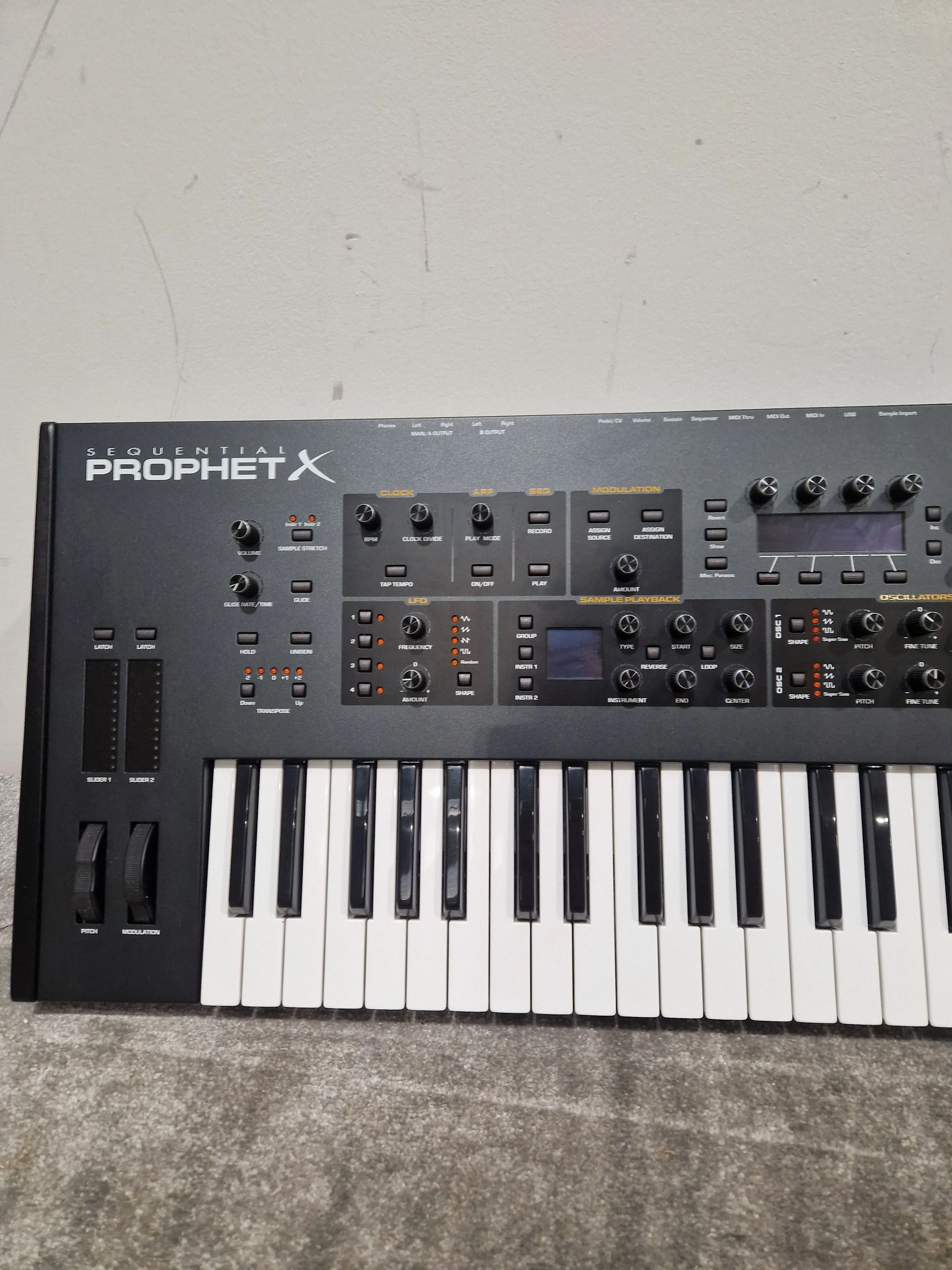 Sequential Prophet X - Synthesizer - Black - Excellent w/ Power Cable - Image 9