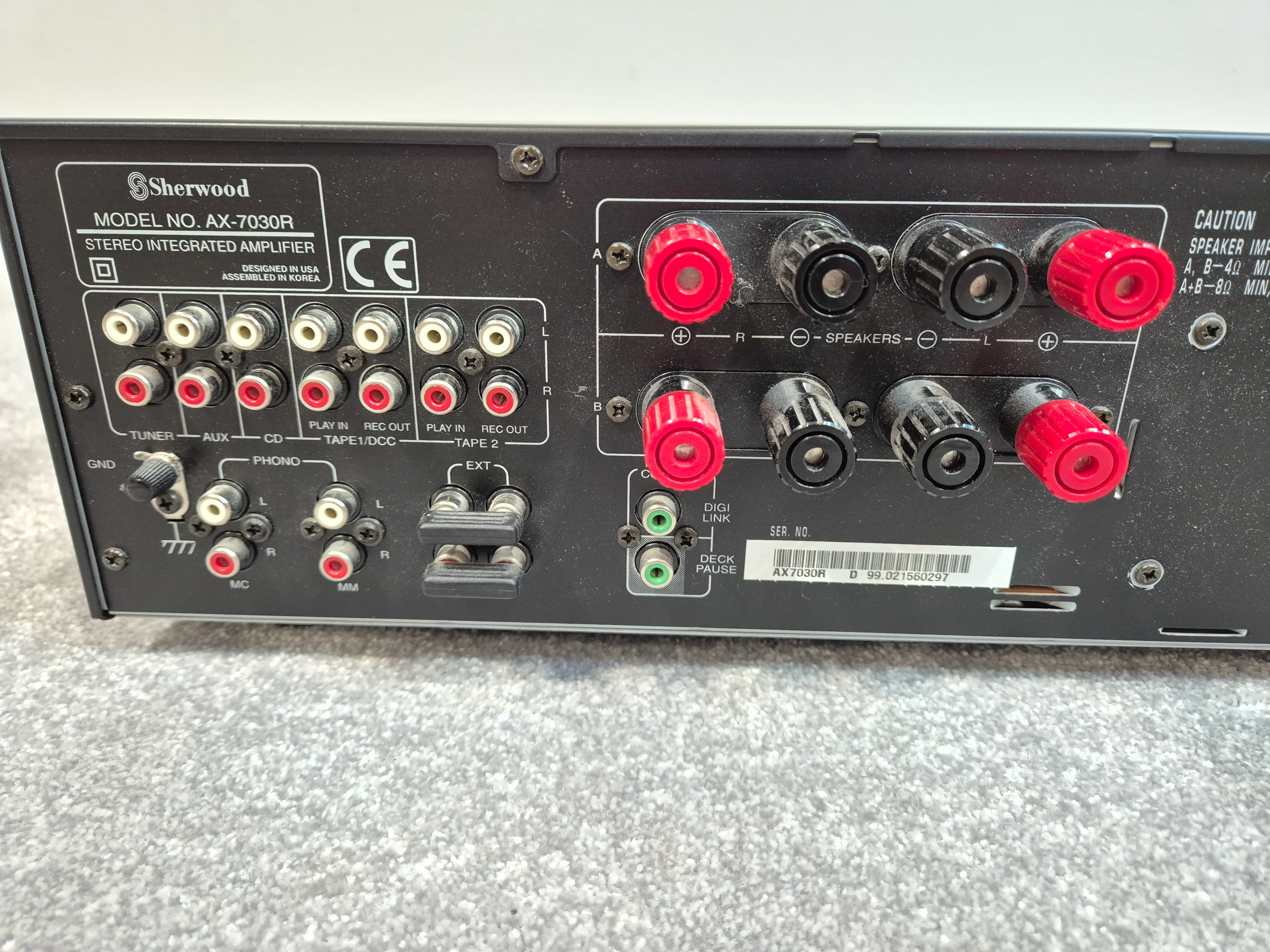Sherwood Stereo Home Audio Amplifier AX-7030R - Black - Image 6