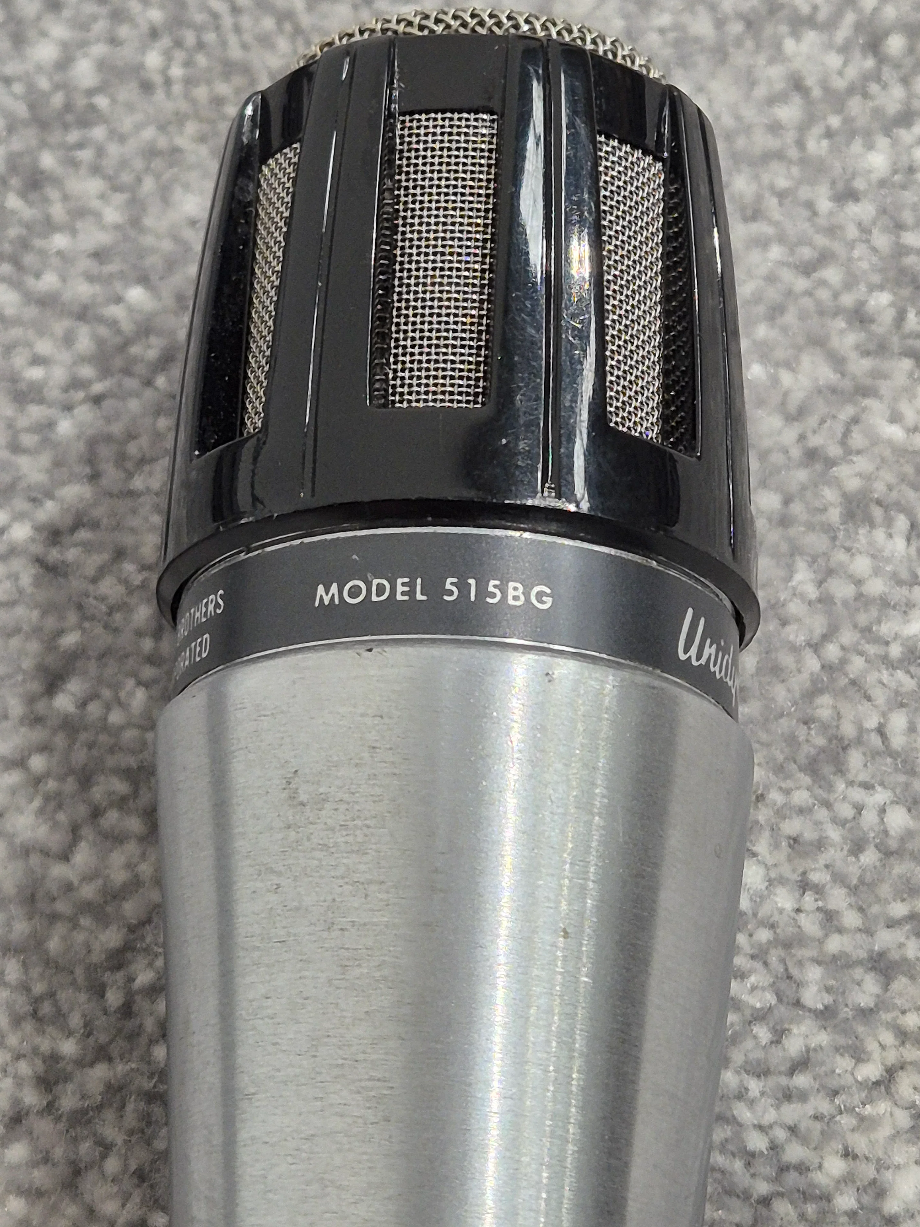 Shure Brothers 515BG Unidyme B - Vintage Dynamic Microphone - Very Good - Image 4