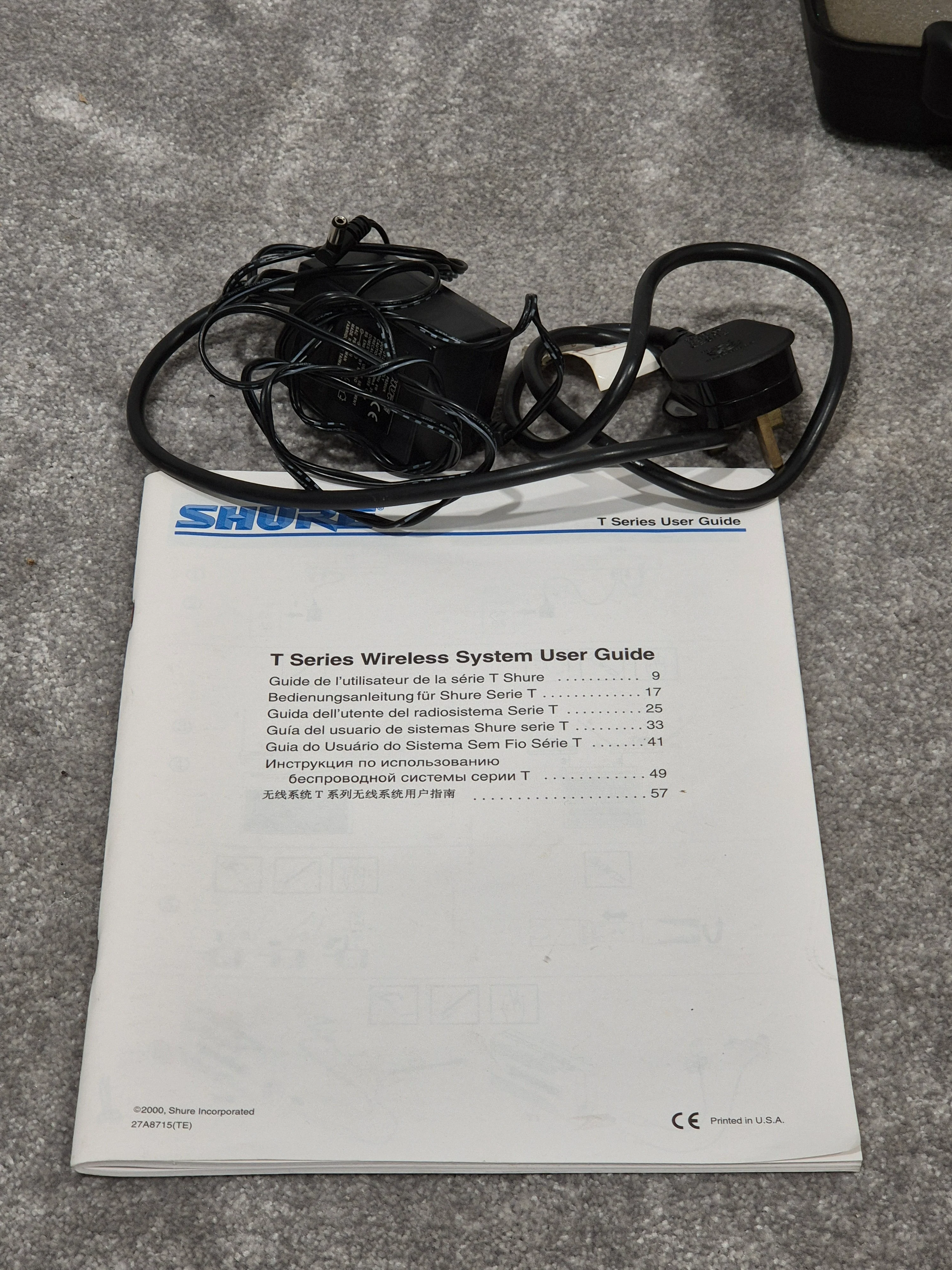 Shure T4N/SM58 - Wireless Handheld Microphone System w/ Case - Image 6