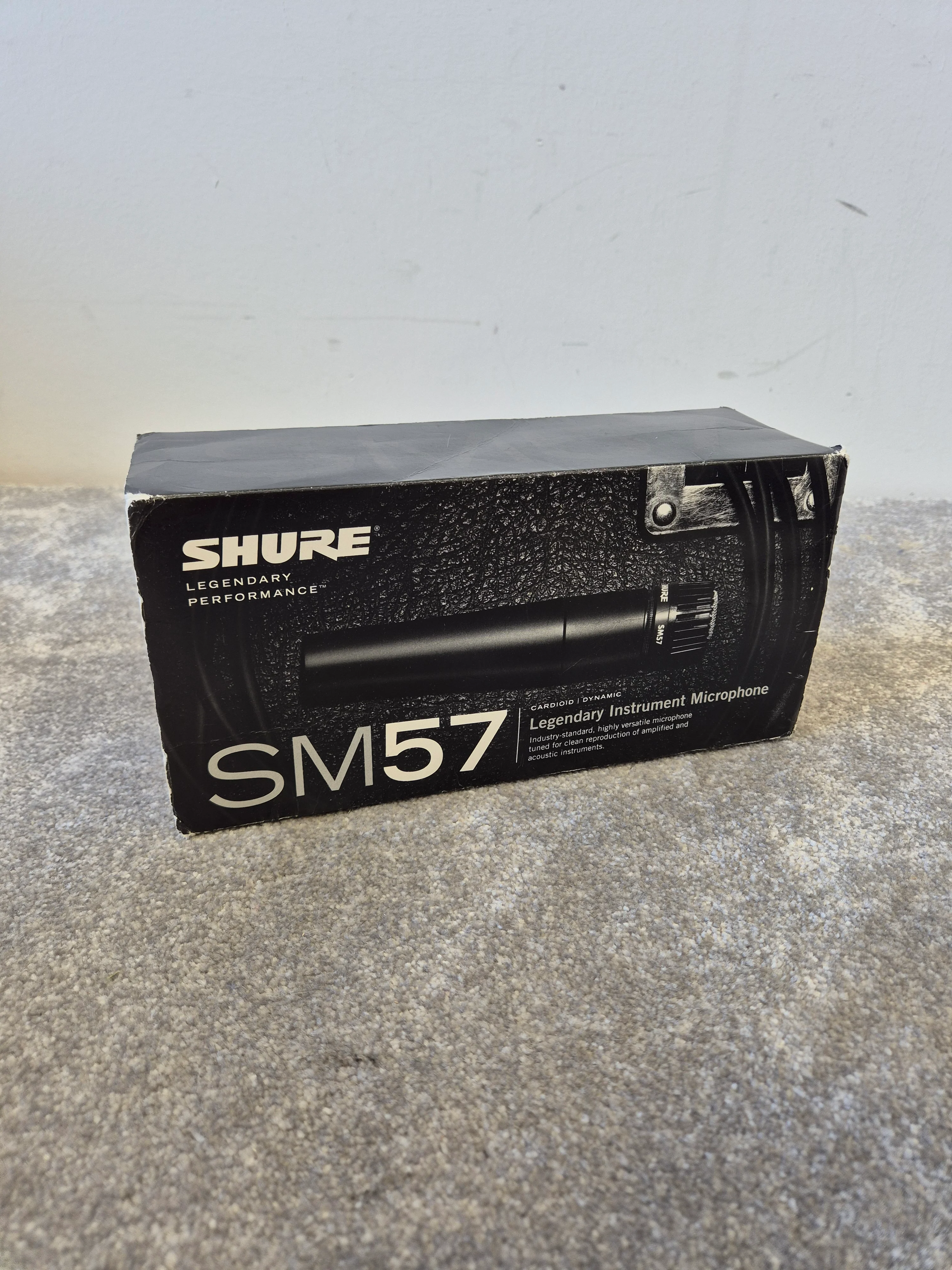 Shure SM57 Dynamic Instrument Microphone w/ Original Box - Very Good Condition - Image 7