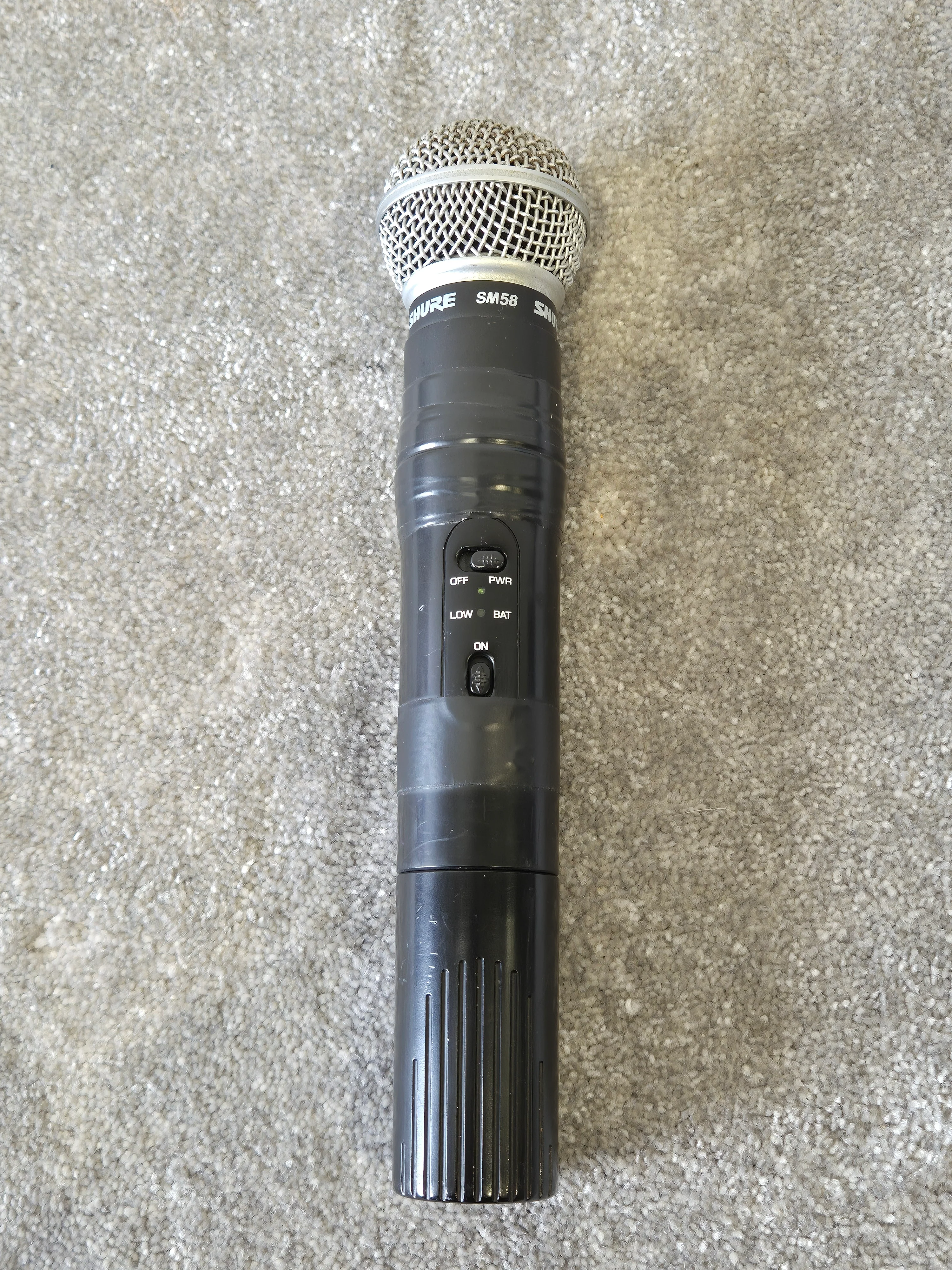 Shure T4N/SM58 - Wireless Handheld Microphone System w/ Case - Good - Image 6