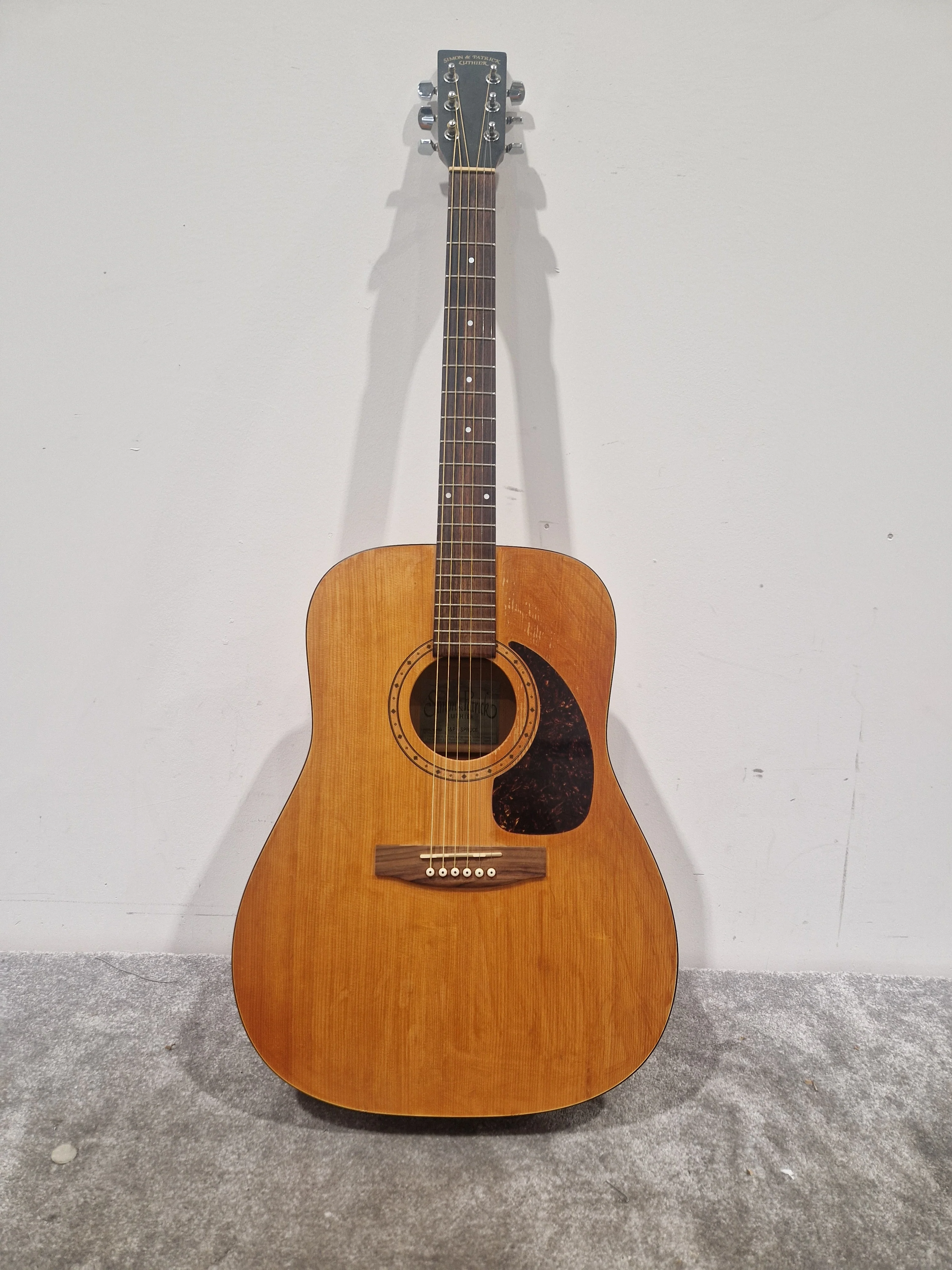 Simon & Patrick Luther 6 String Spruce Acoustic - Solid Wood Construction - Very Good - Image 2