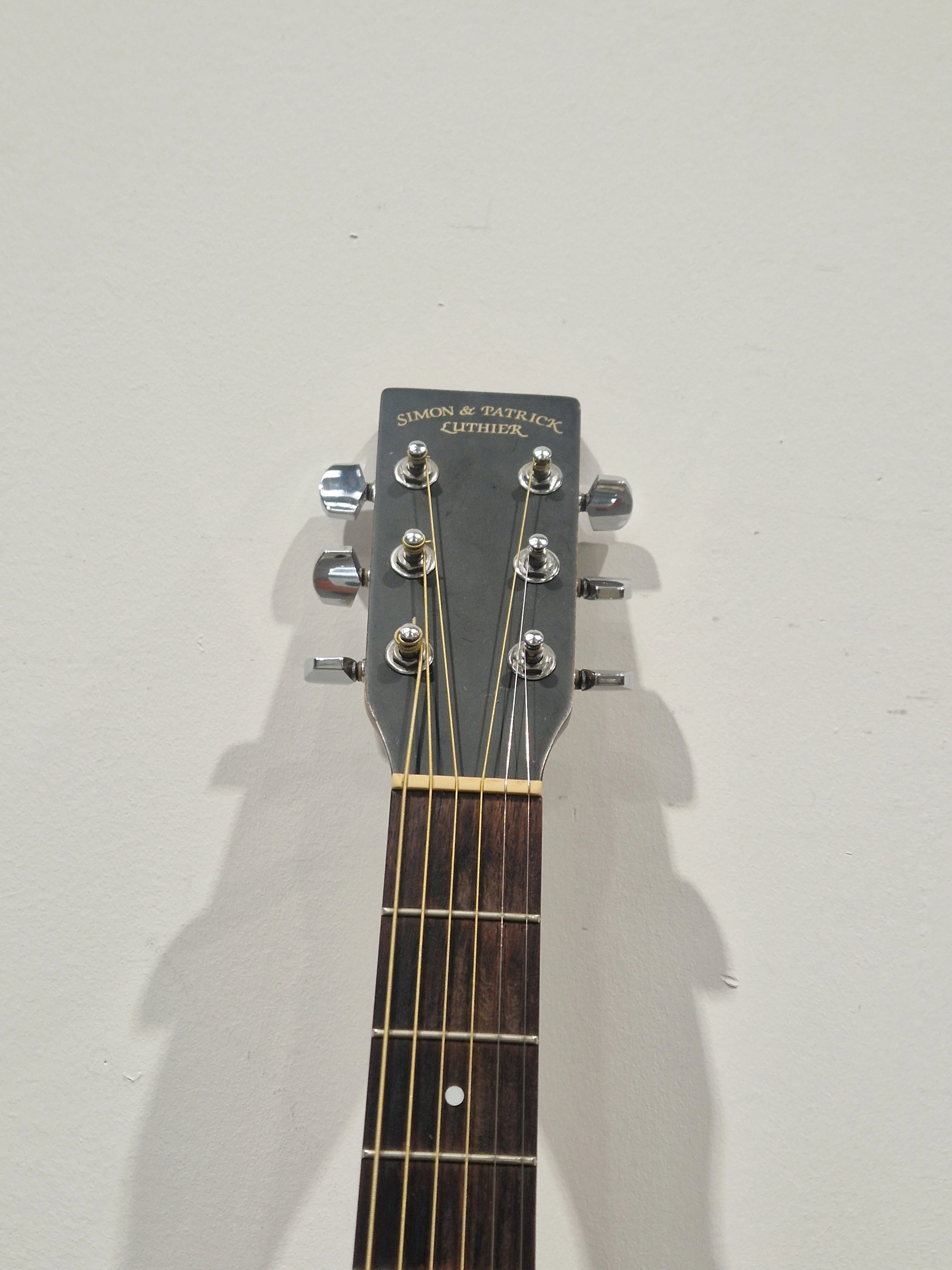 Simon & Patrick Luther 6 String Spruce Acoustic - Solid Wood Construction - Very Good - Image 5