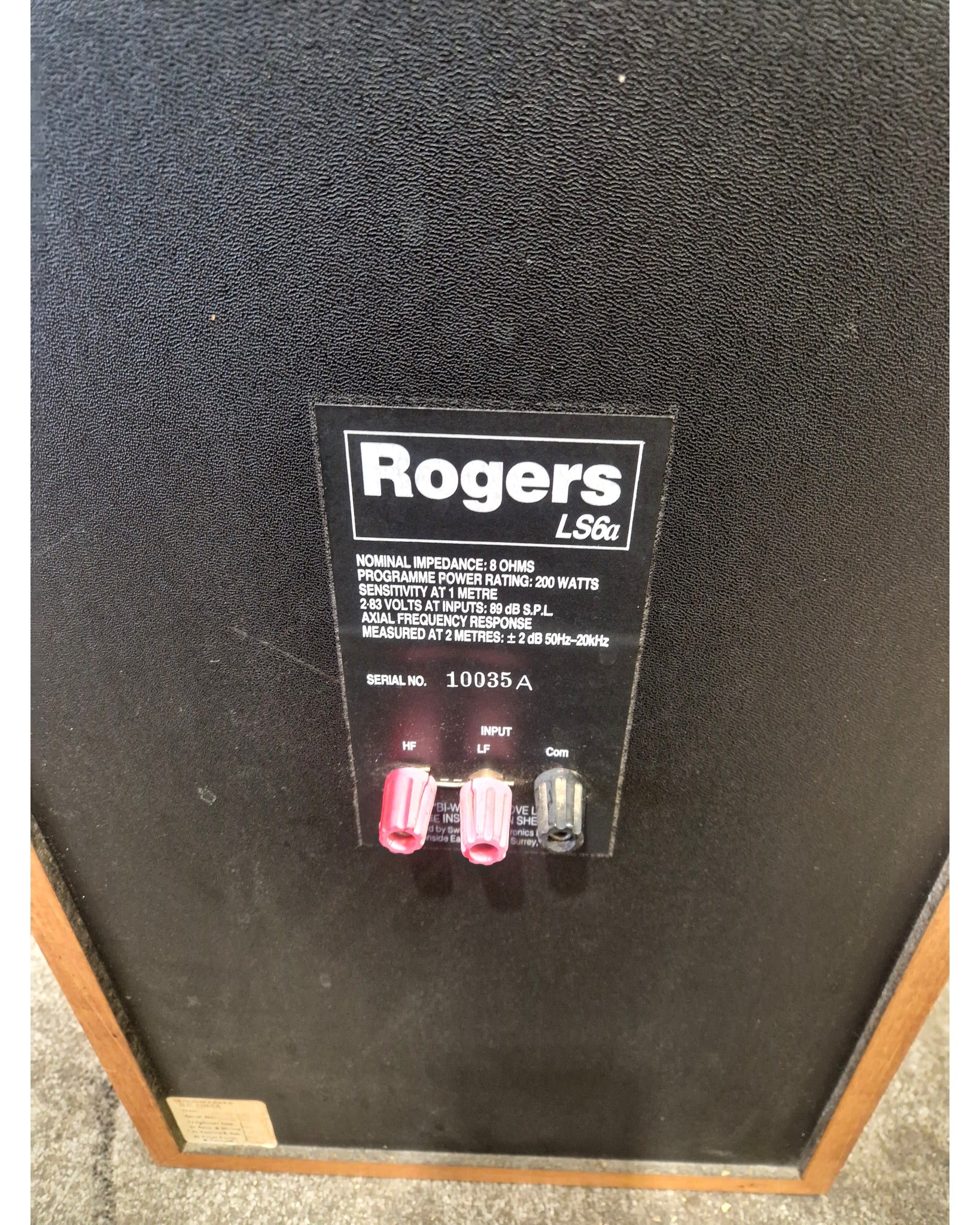 Single Rogers LS6A Speaker – Speaker - Fair - Image 2