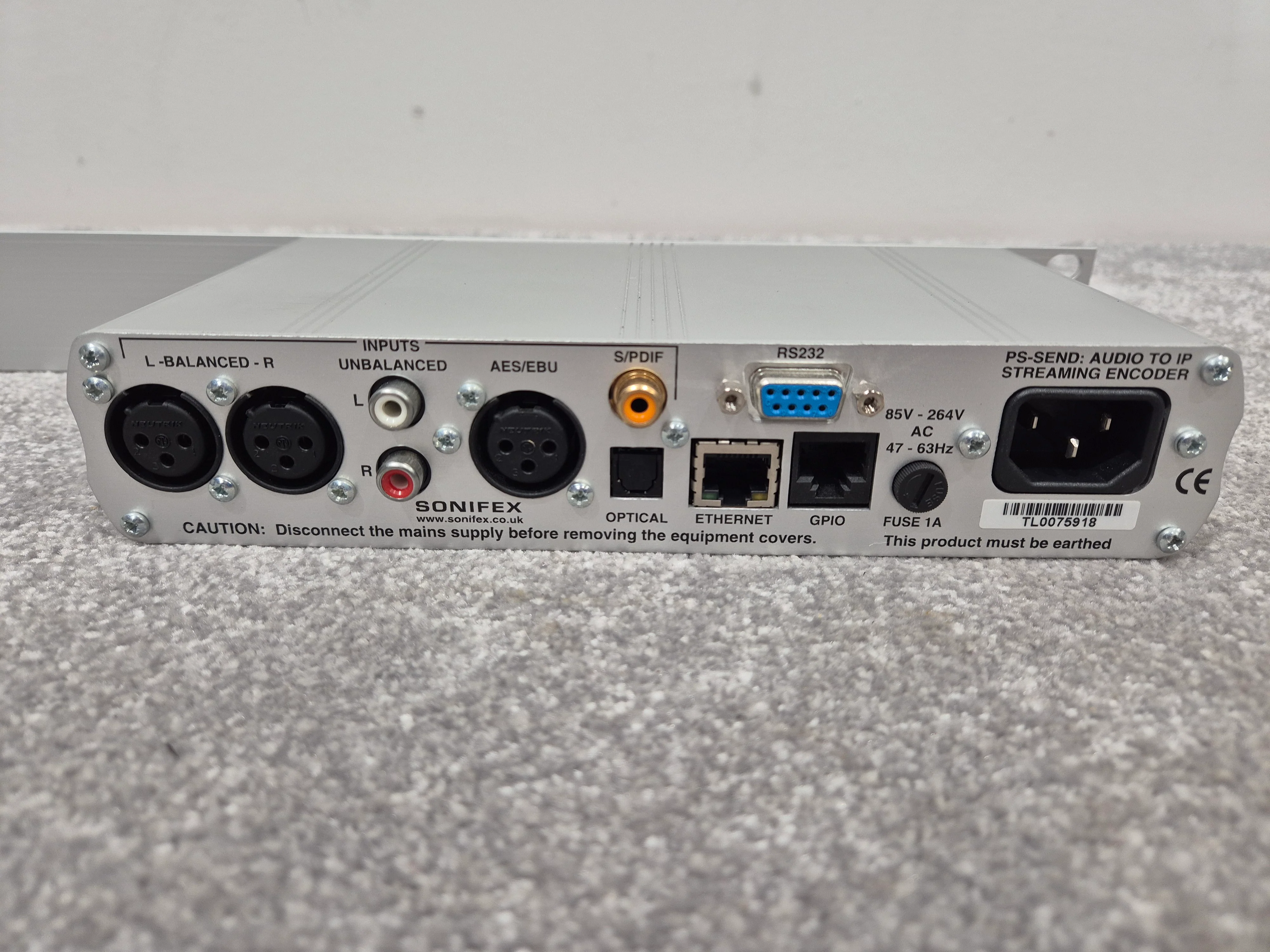 Sonifex PS-SEND – Broadcast Power Supply Unit – Mint - Image 6