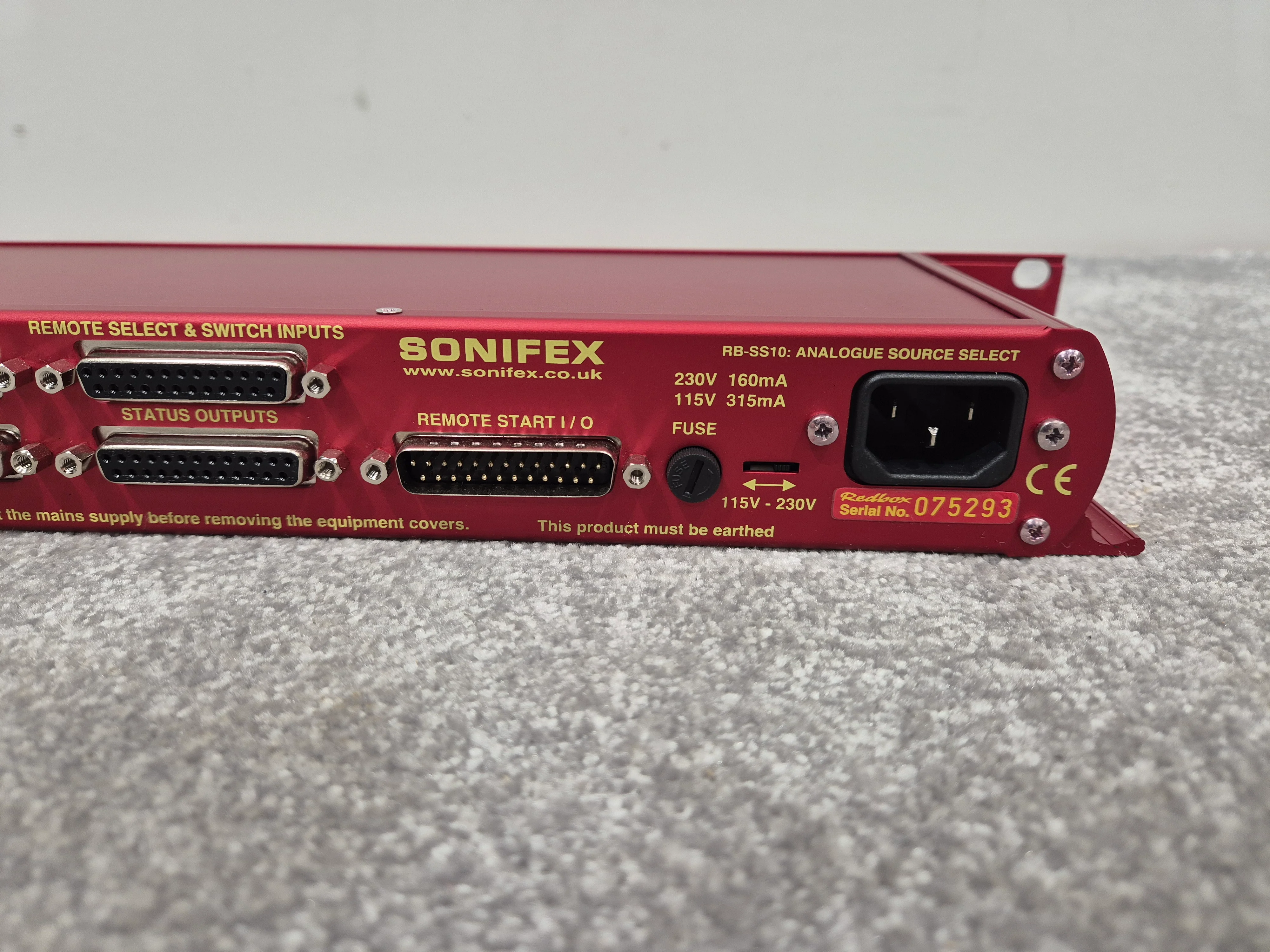 Sonifex RB-SS10 1U - Stereo Analogue Audio Processor - Image 8