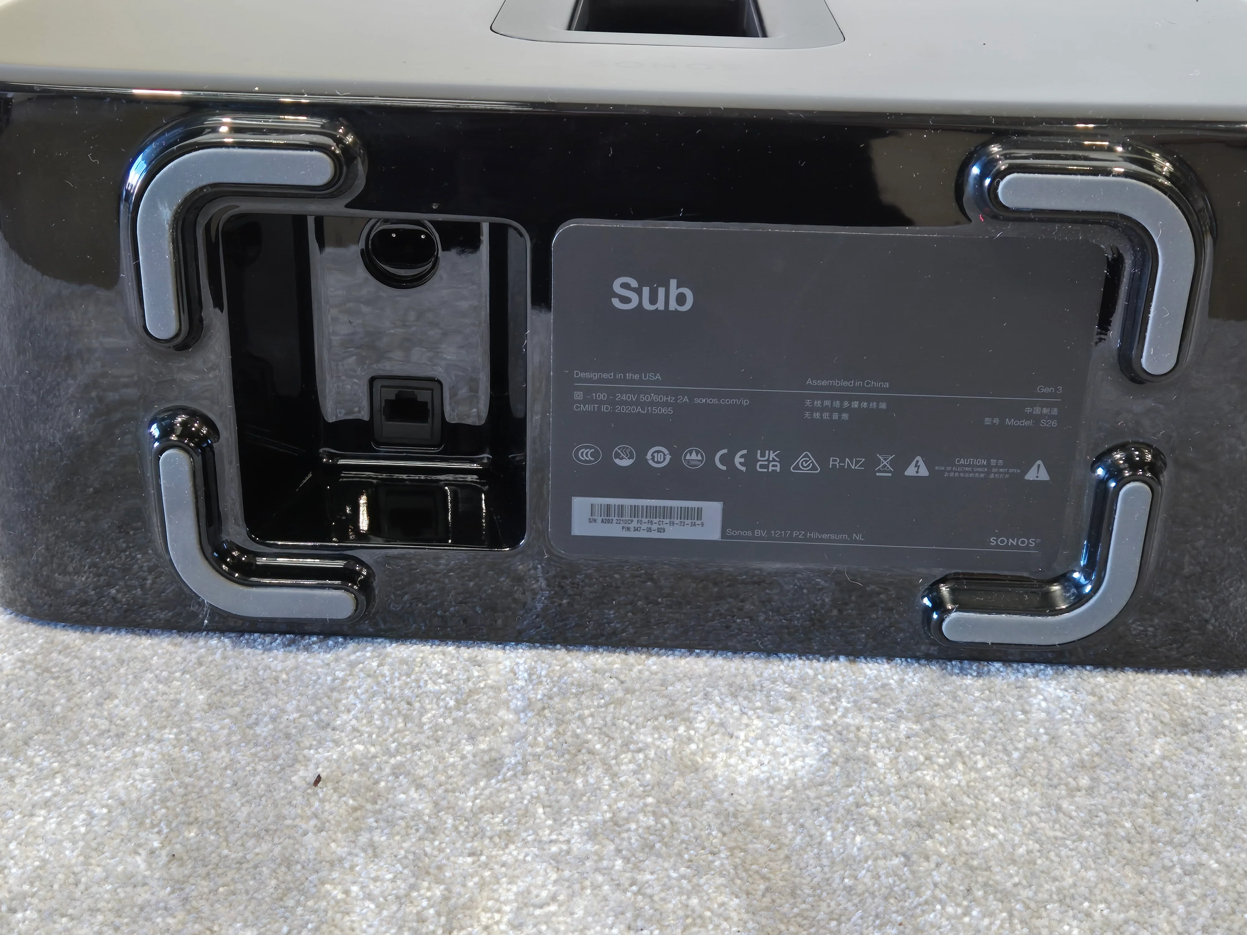 Sonos Sub Gen 3 - Deep Bass Subwoofer w/ Original Box - Image 7