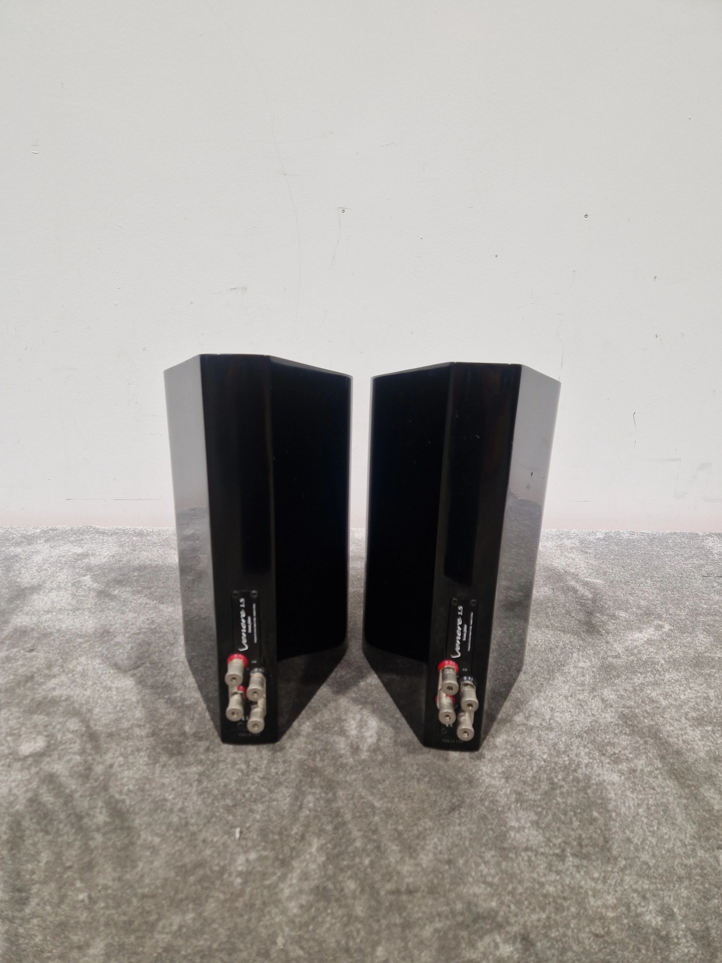 Sonus Faber Vanere 1.5 Pair Floorstanding Speakers - 2-Way Design, Curved Cabinets - Spares or Repair w/ Manuals & Stands - Image 4