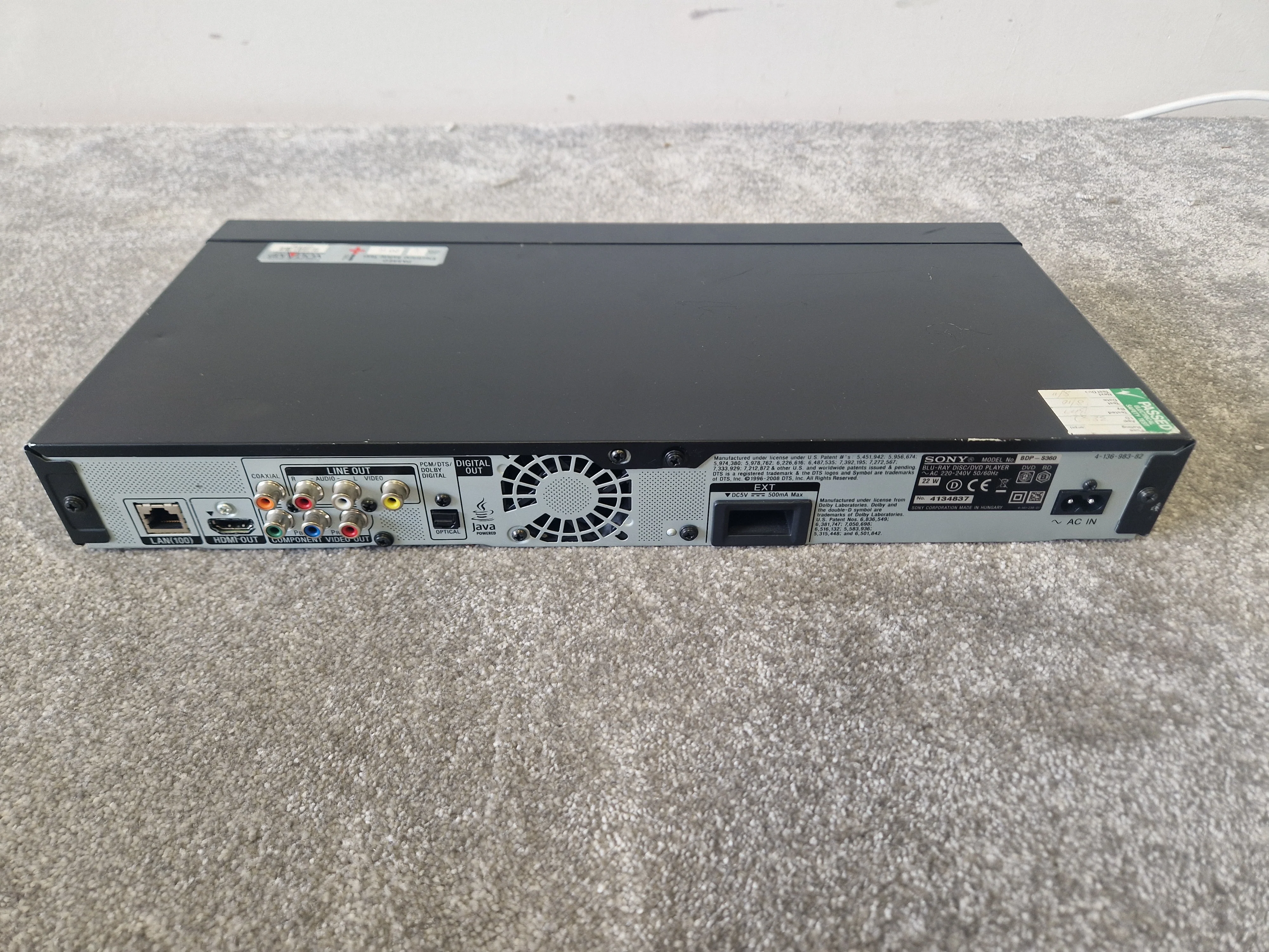 Sony BDP-S360 – Blu-ray Playback & HDMI Output – Very Good - Image 5