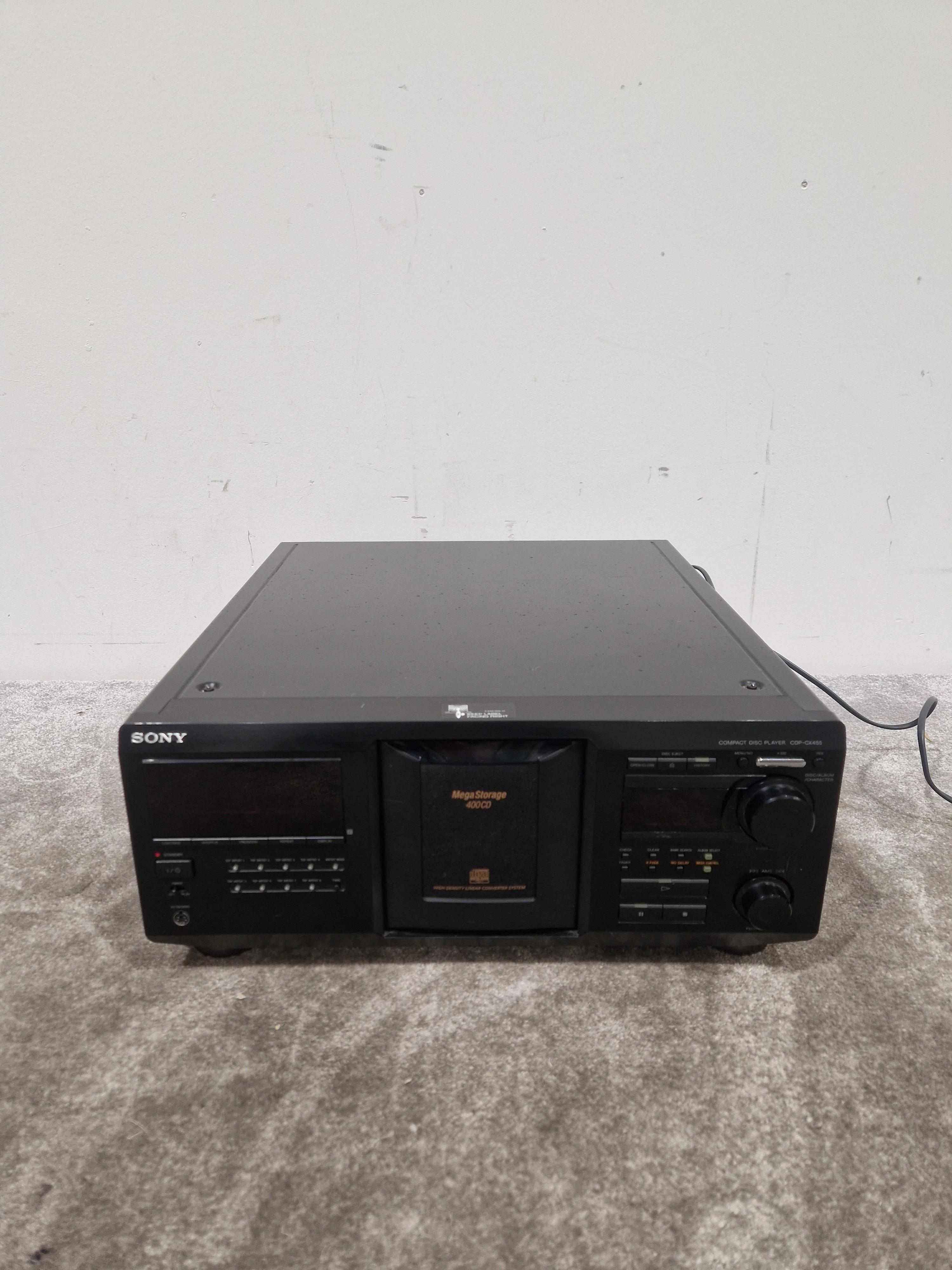 Sony CDP-CX455 CD Changer - 400-Disc Capacity - Good w/ Original Box & Power Cable & Remote - Image 13