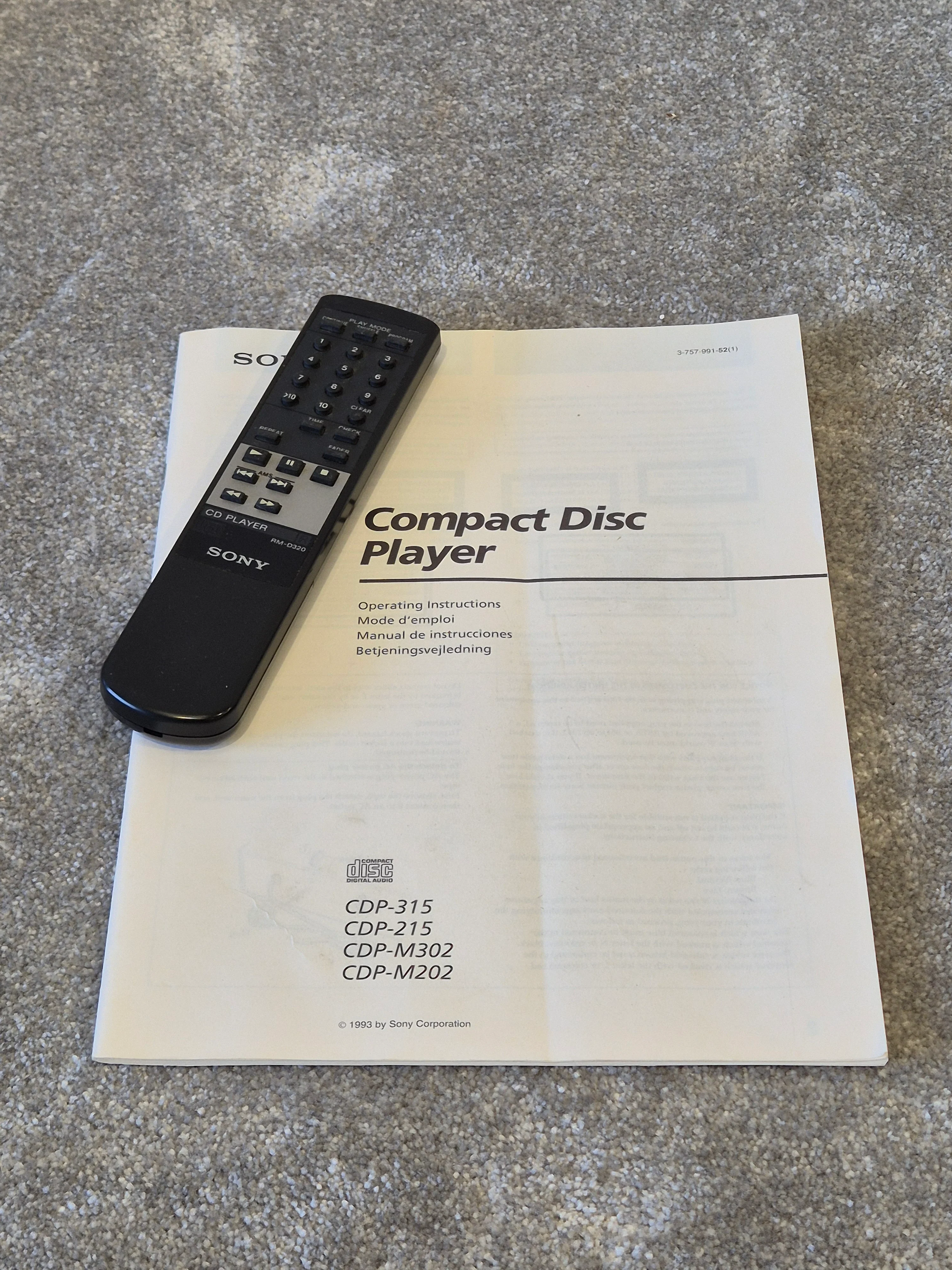 Sony CDP M302 - Compact Disc Player (Spares or Repairs) - Image 14