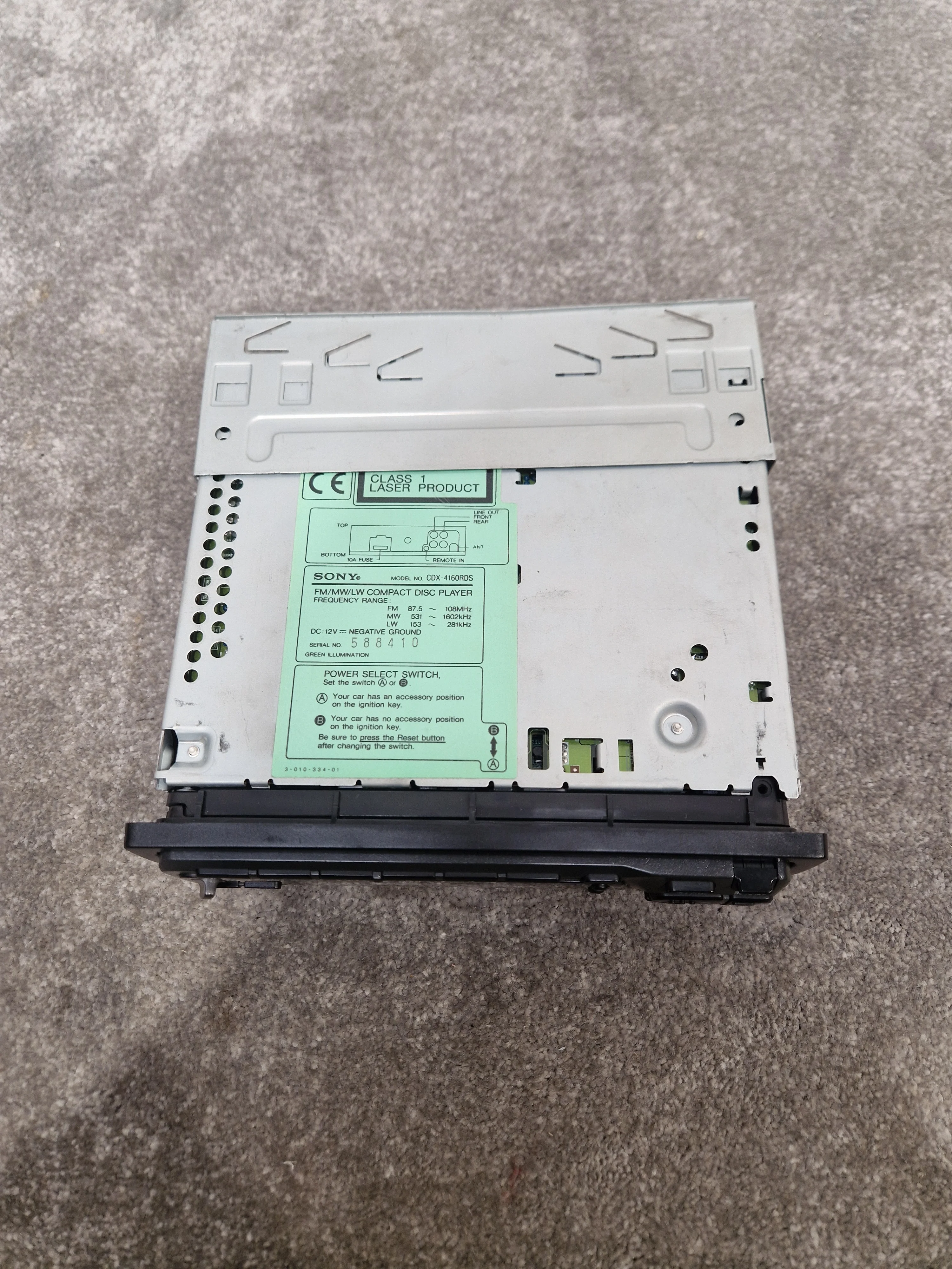 Sony CDX-F5550 - High-Quality Audio, Bluetooth Connectivity - Excellent w/ Original Box - Image 7