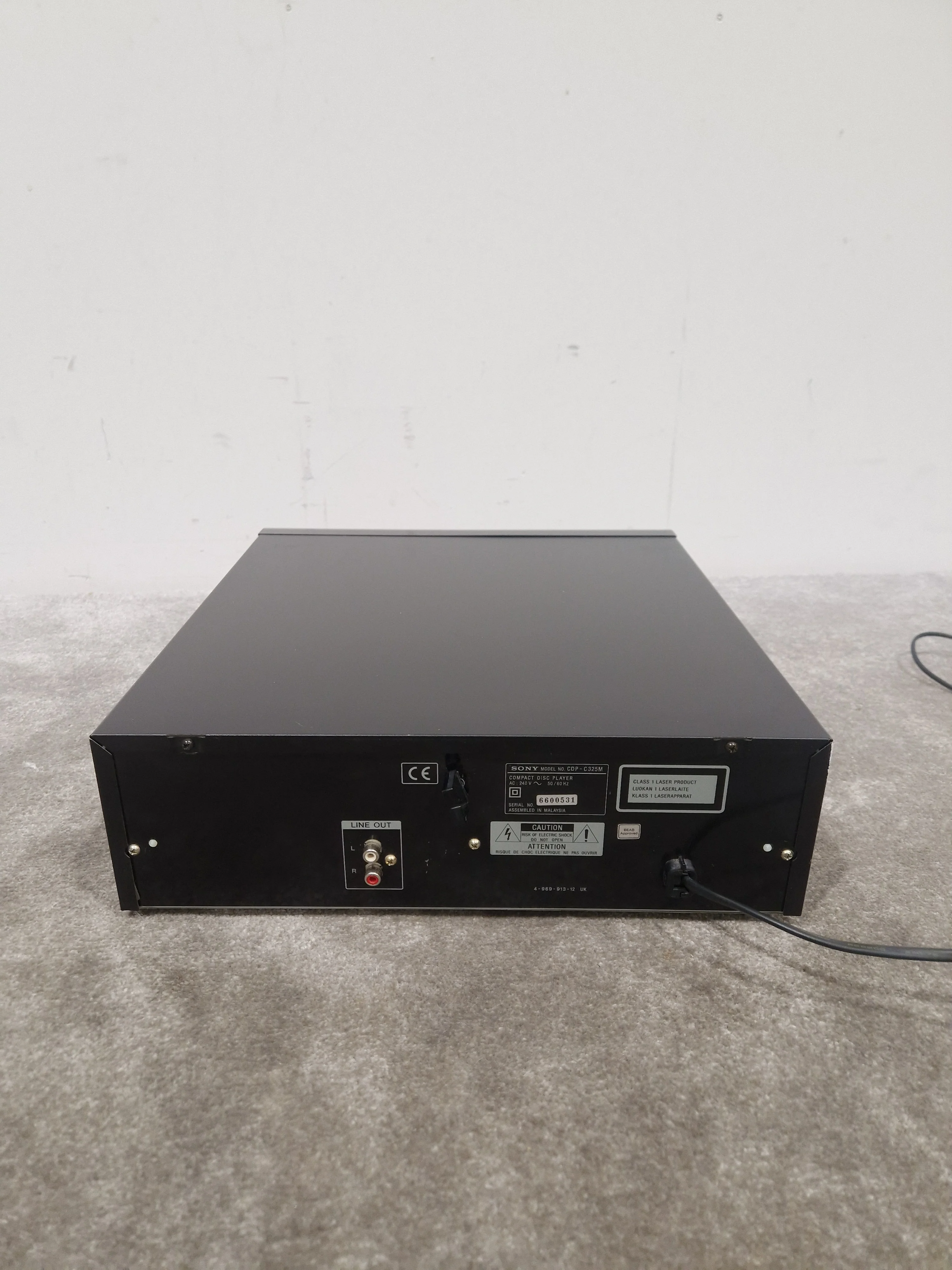 Sony CPD-325M 5 Disc CD Player - Multi-Disc Changer - Excellent w/ Power Supply - Image 4