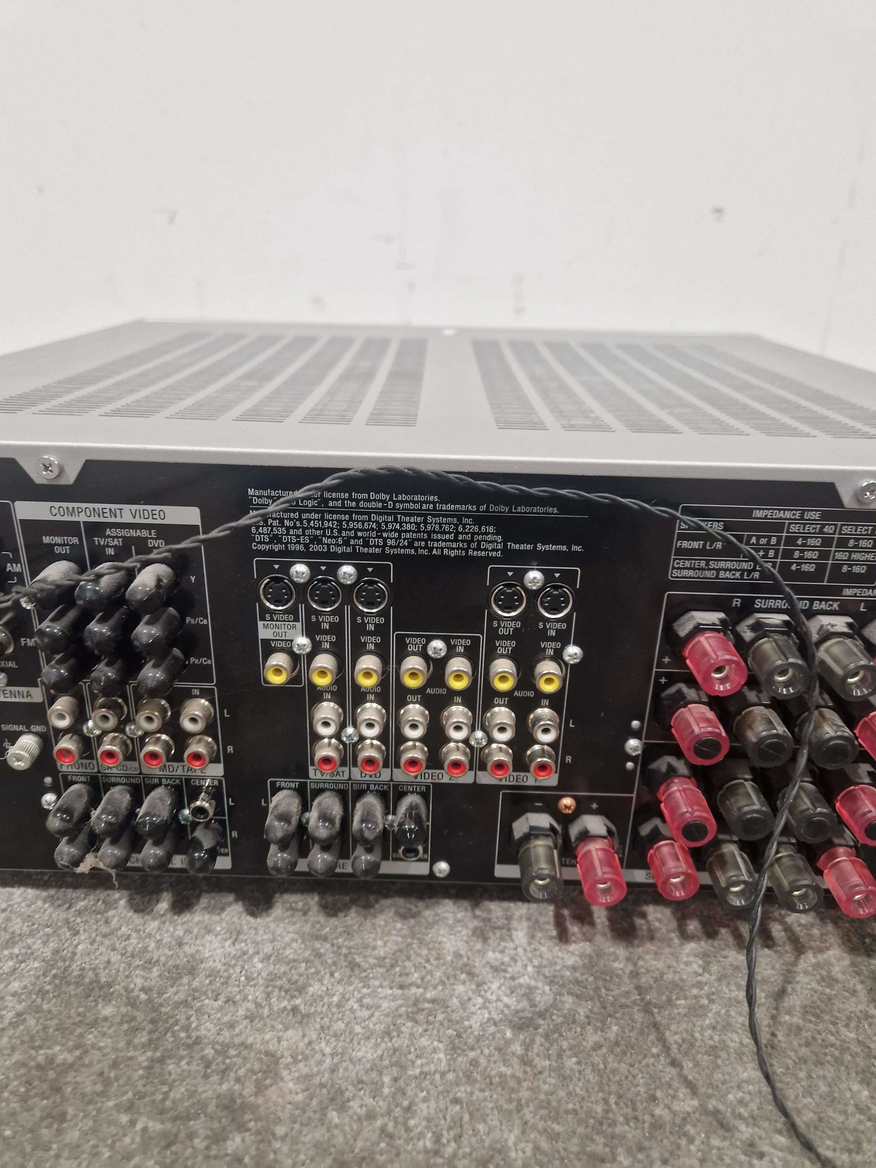 Sony DA1200ES Receiver - 7.1 Channel Home Theater - Excellent w/ Power Supply & Remote - Image 5