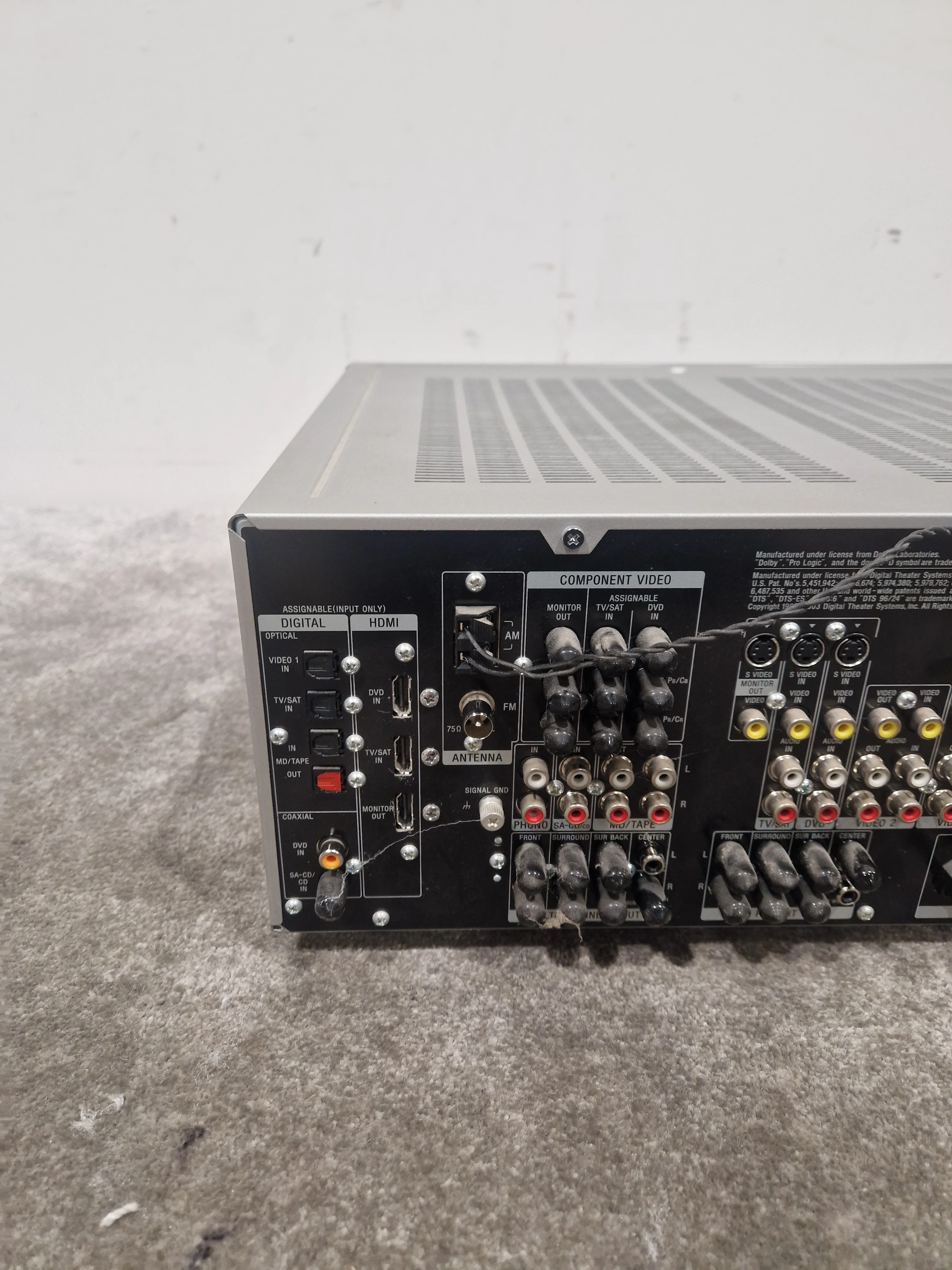 Sony DA1200ES Receiver - 7.1 Channel Home Theater - Excellent w/ Power Supply & Remote - Image 6
