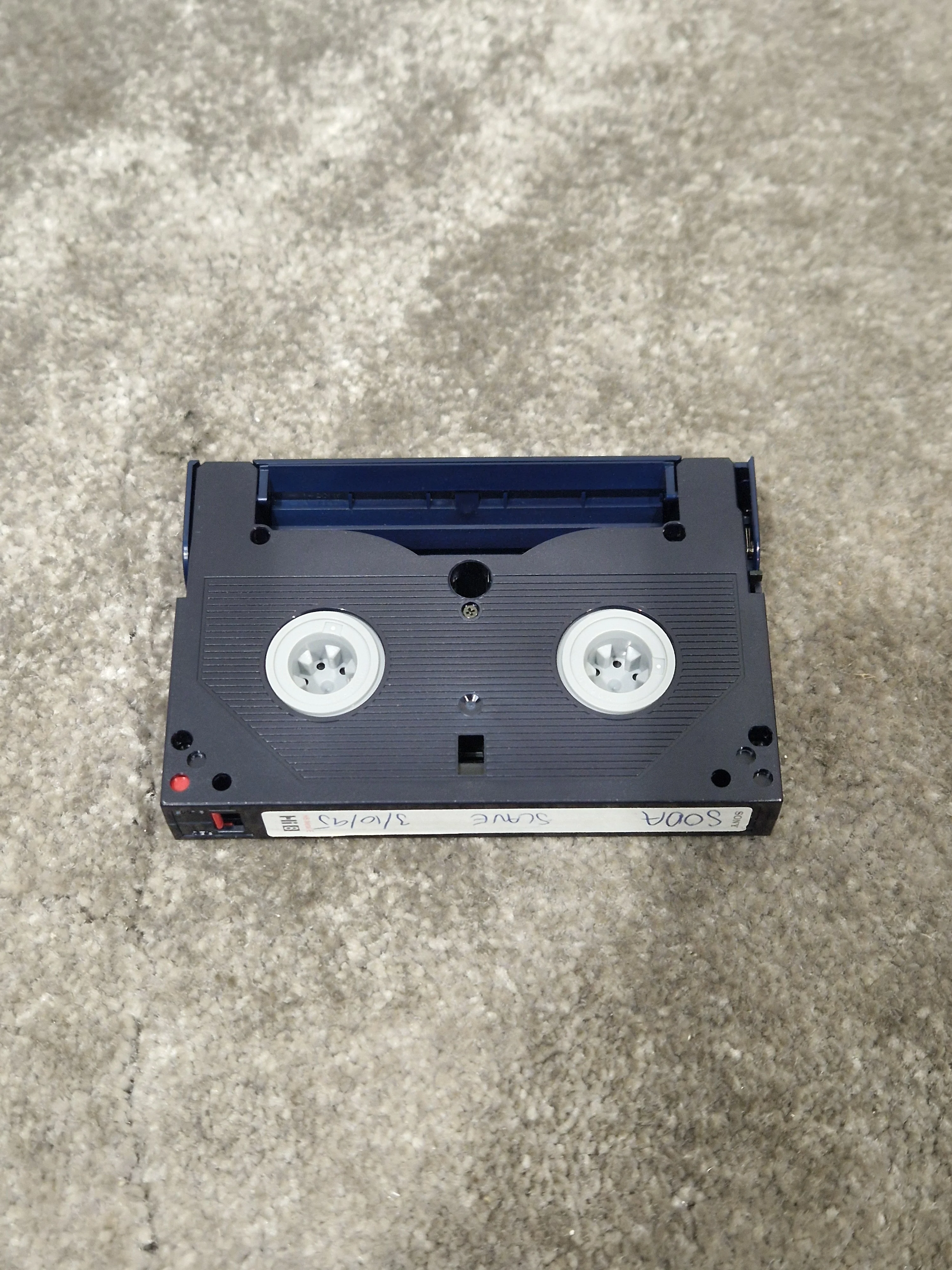 Soda – Britpop Band Collectible Sony Hi8 PCM Tape – Very Good w/ Vocal Backup Label - Image 9