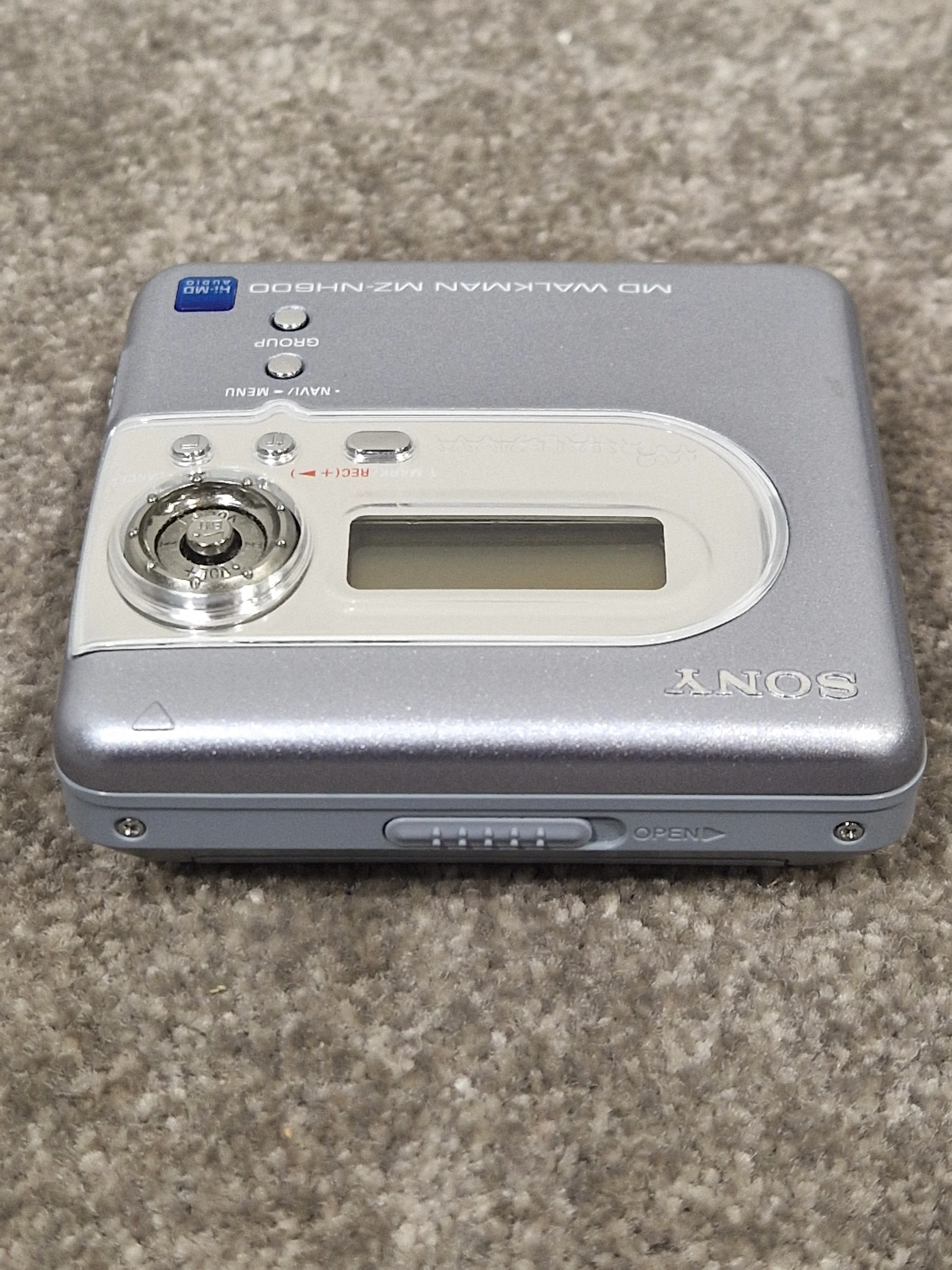 Sony MD Walkman Mz-nh600 Portable MiniDisc Player - High-Quality Audio, Long Battery Life - Excellent - Image 5