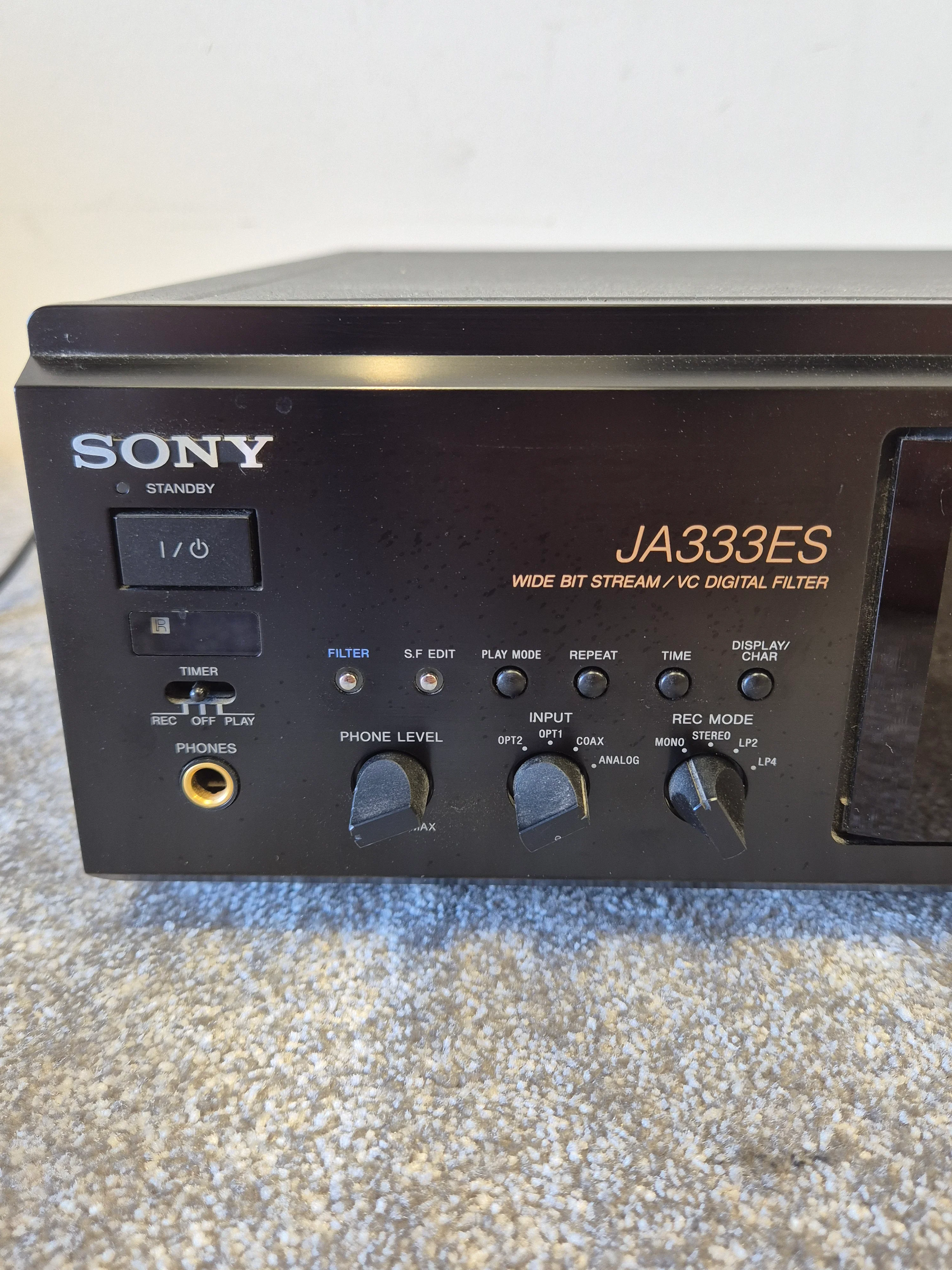 Sony MDS-JA333ES - MiniDisc Deck (Spares or Repairs) - Image 2
