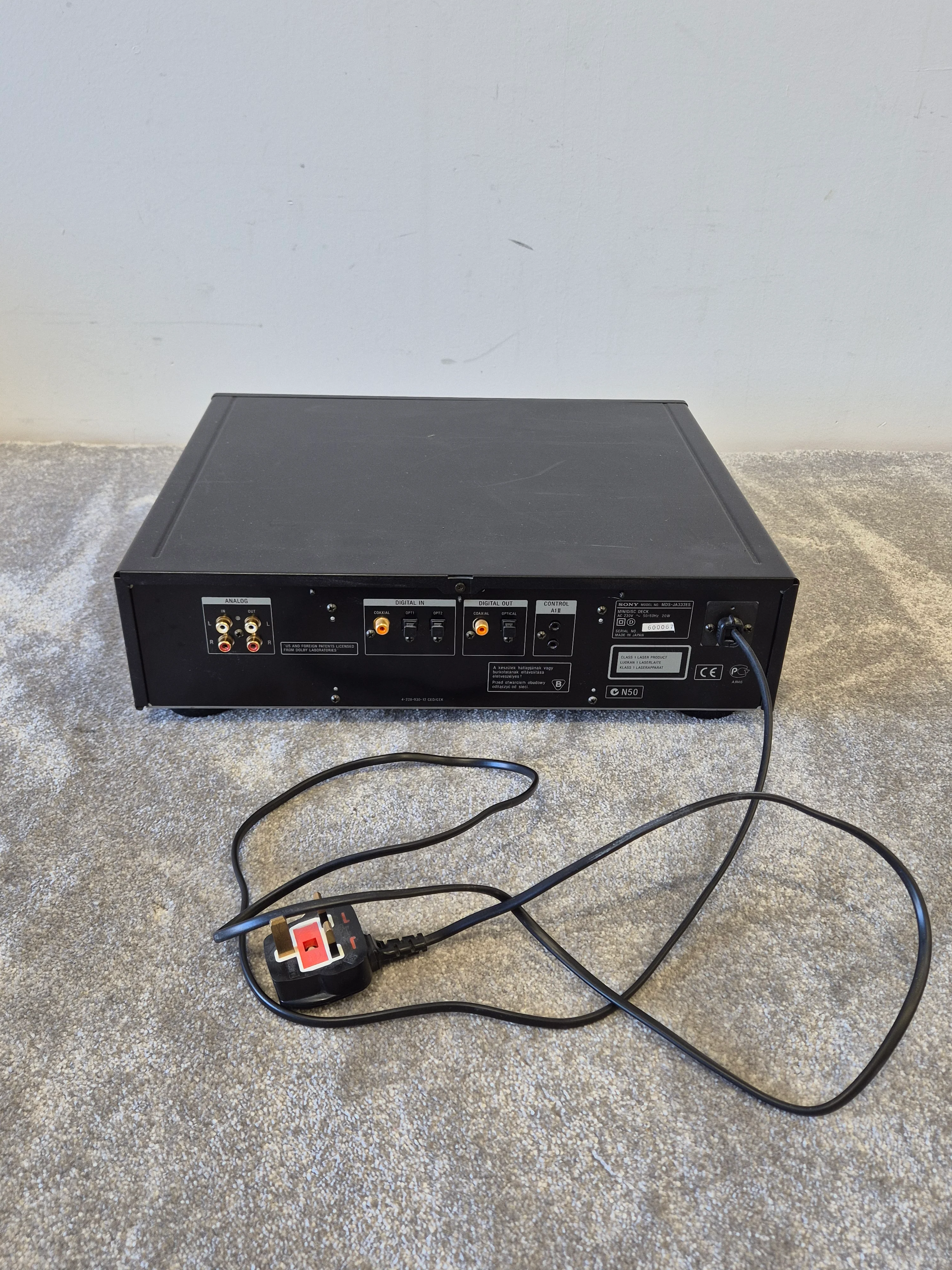 Sony MDS-JA333ES - MiniDisc Deck (Spares or Repairs) - Image 7