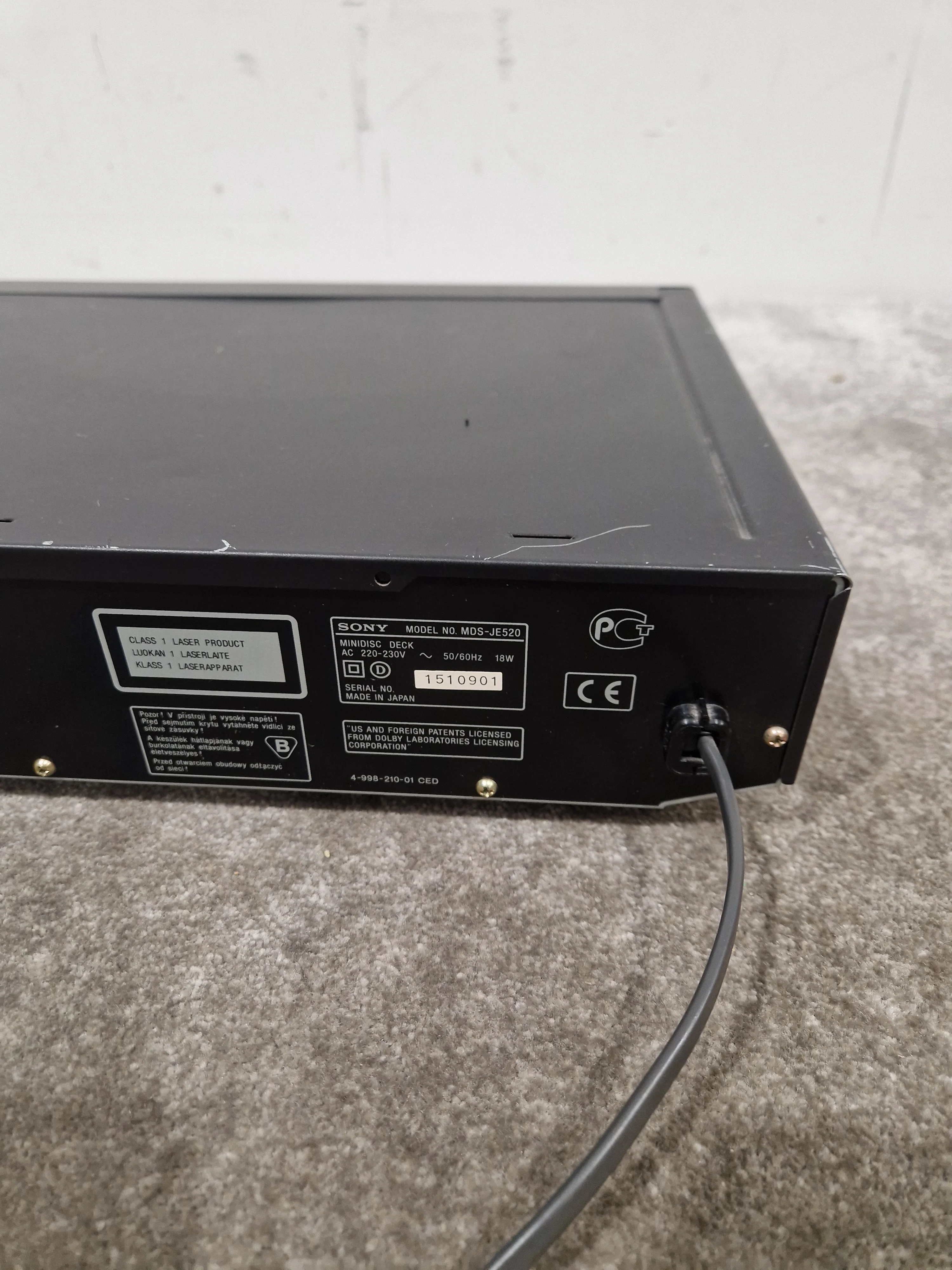 Sony MDS-JE20 - Minidisc Player/Recorder - Spares or Repair - Image 7