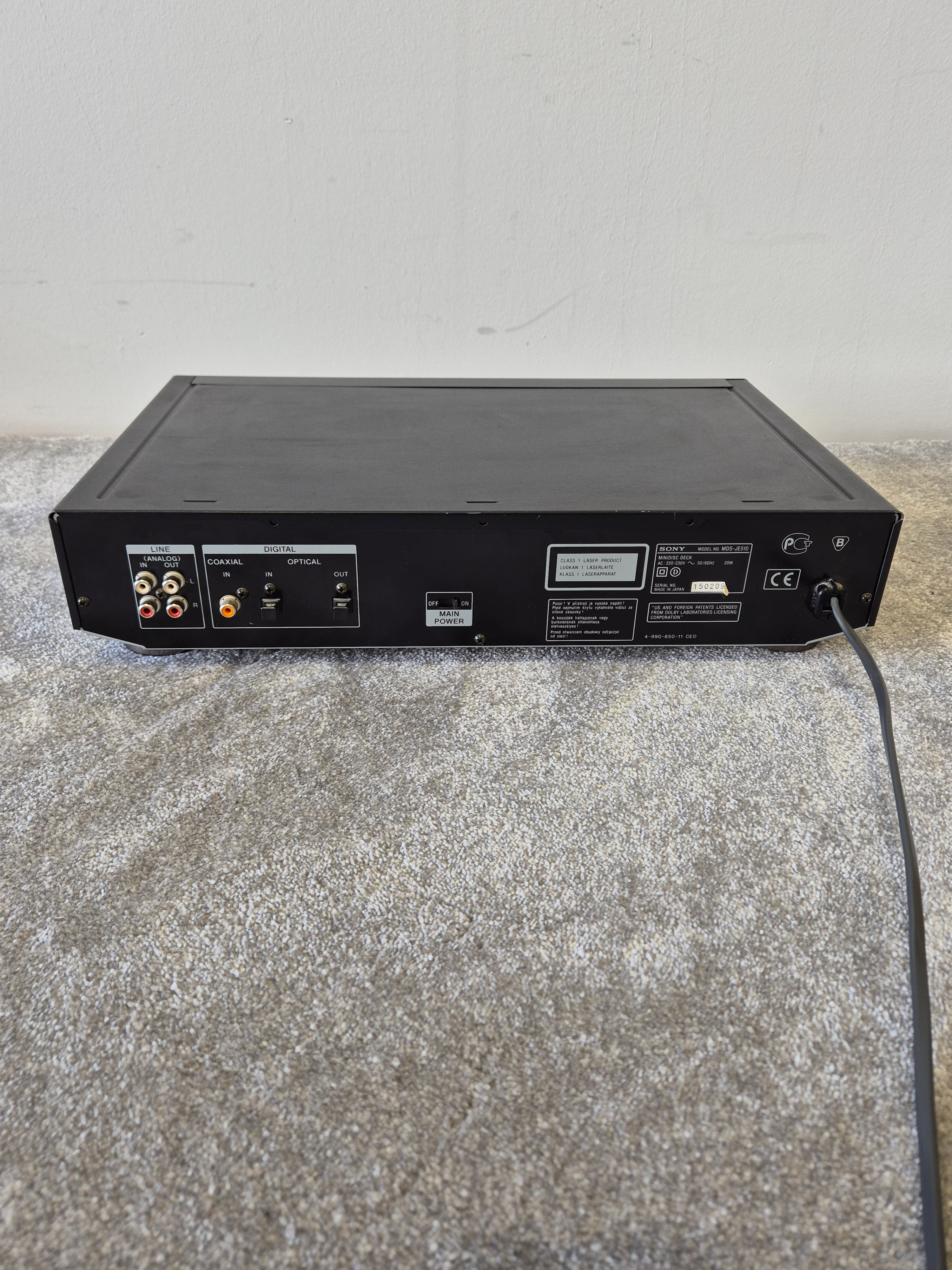Sony MDS-JE510 - MiniDisc Deck - Image 7