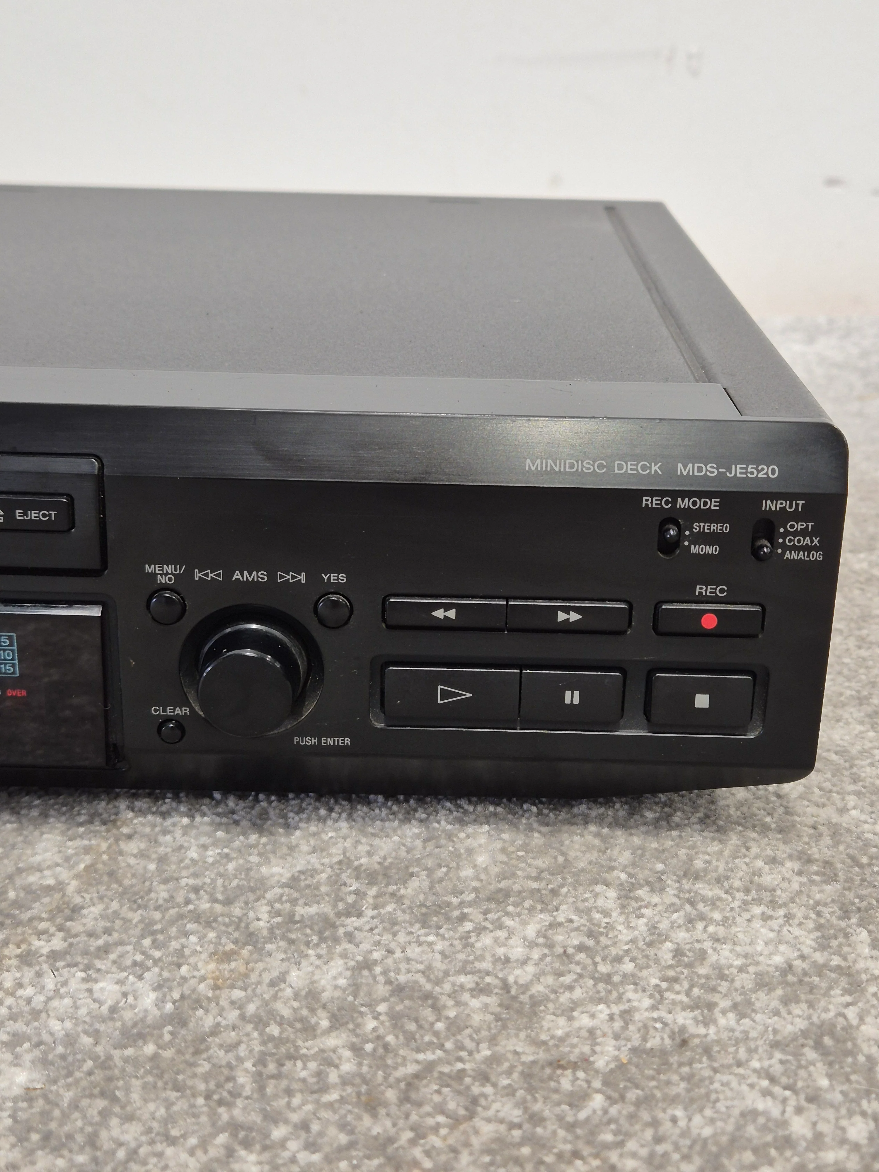 Sony MDS JE520 - MiniDisc Recorder - Excellent w/ Original Box - Image 4