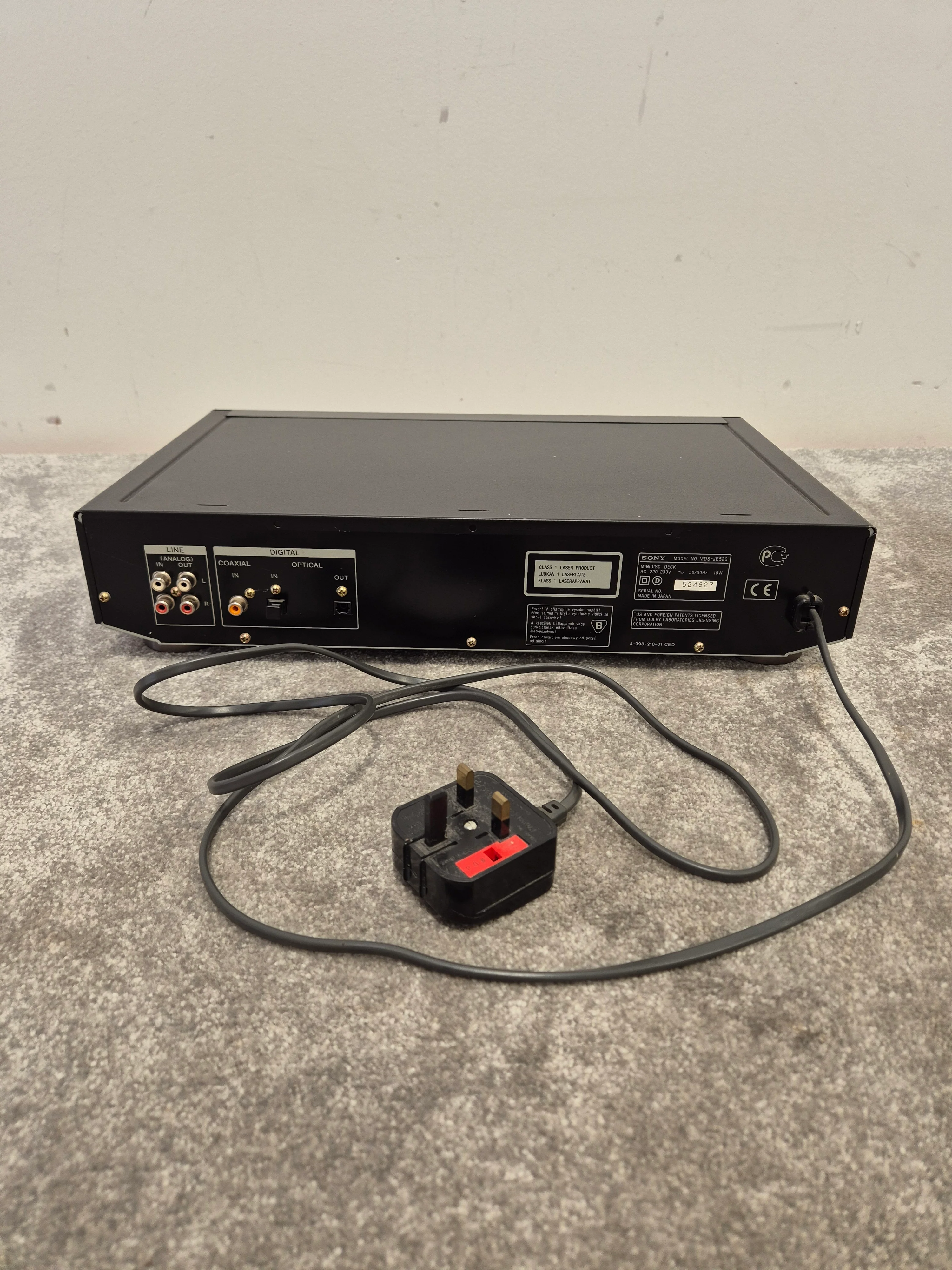 Sony MDS JE520 - MiniDisc Recorder - Excellent w/ Original Box - Image 7