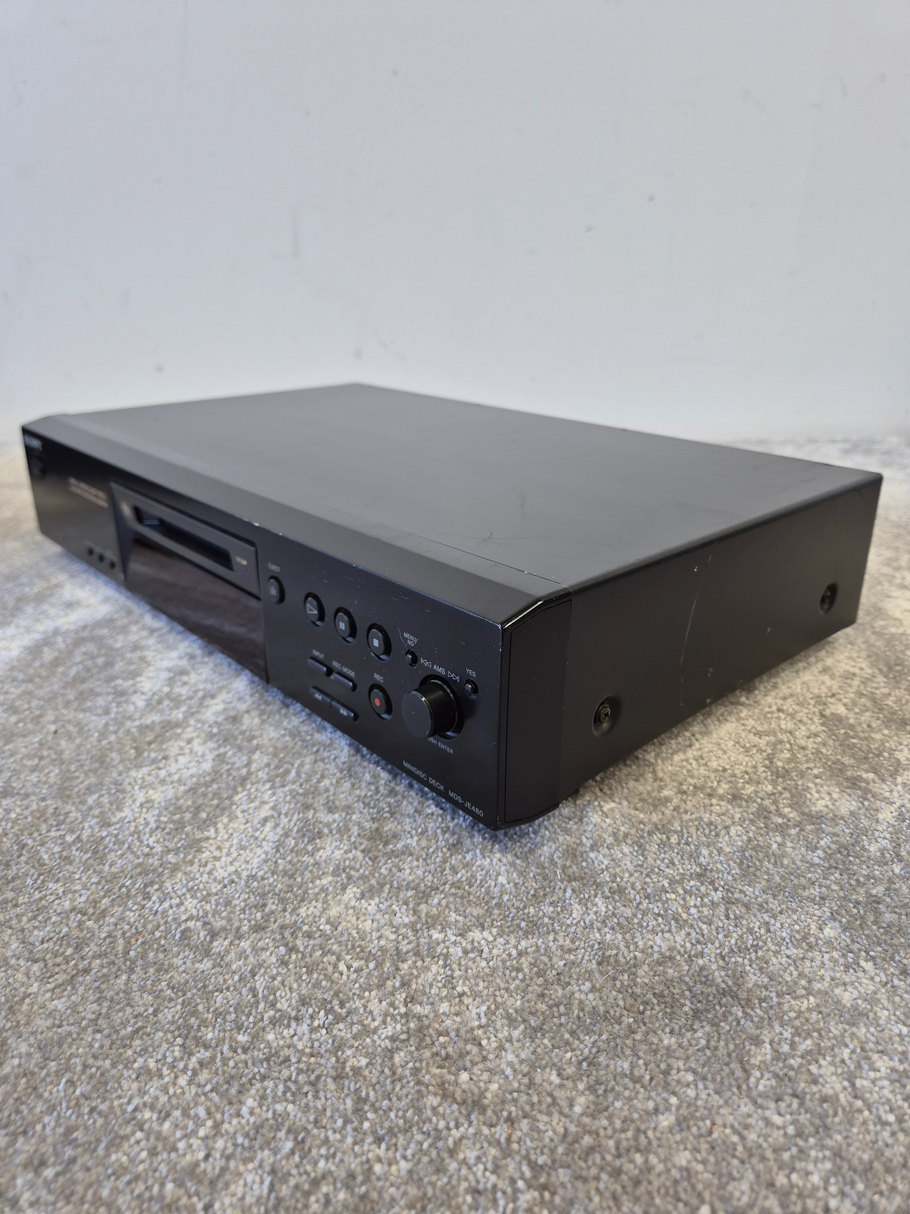 Sony Minidisc Deck MDS-JE480 MDLP Long Play Support (Spares or Repair) - Image 3