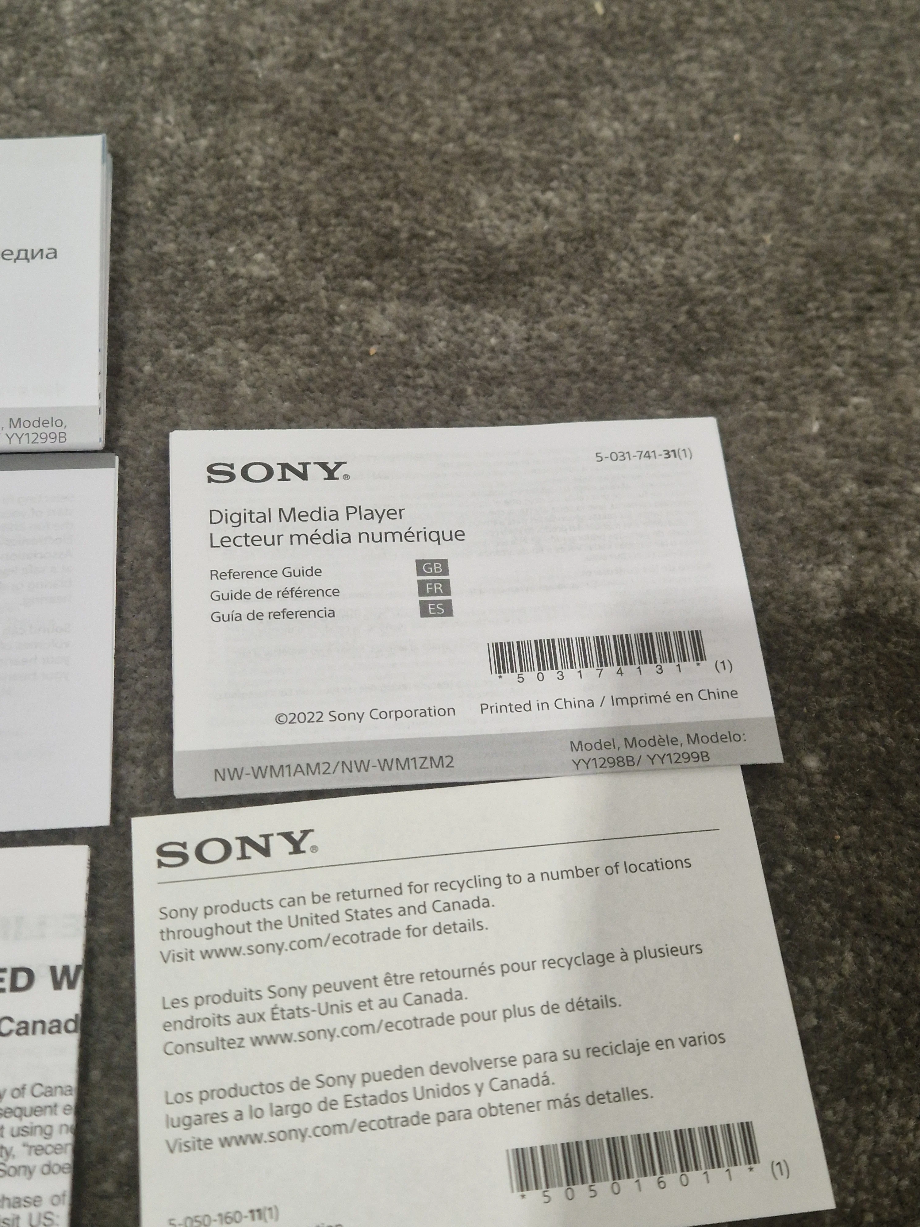Sony NW-WM1AM2 - Digital Audio Player - Like New - Image 23