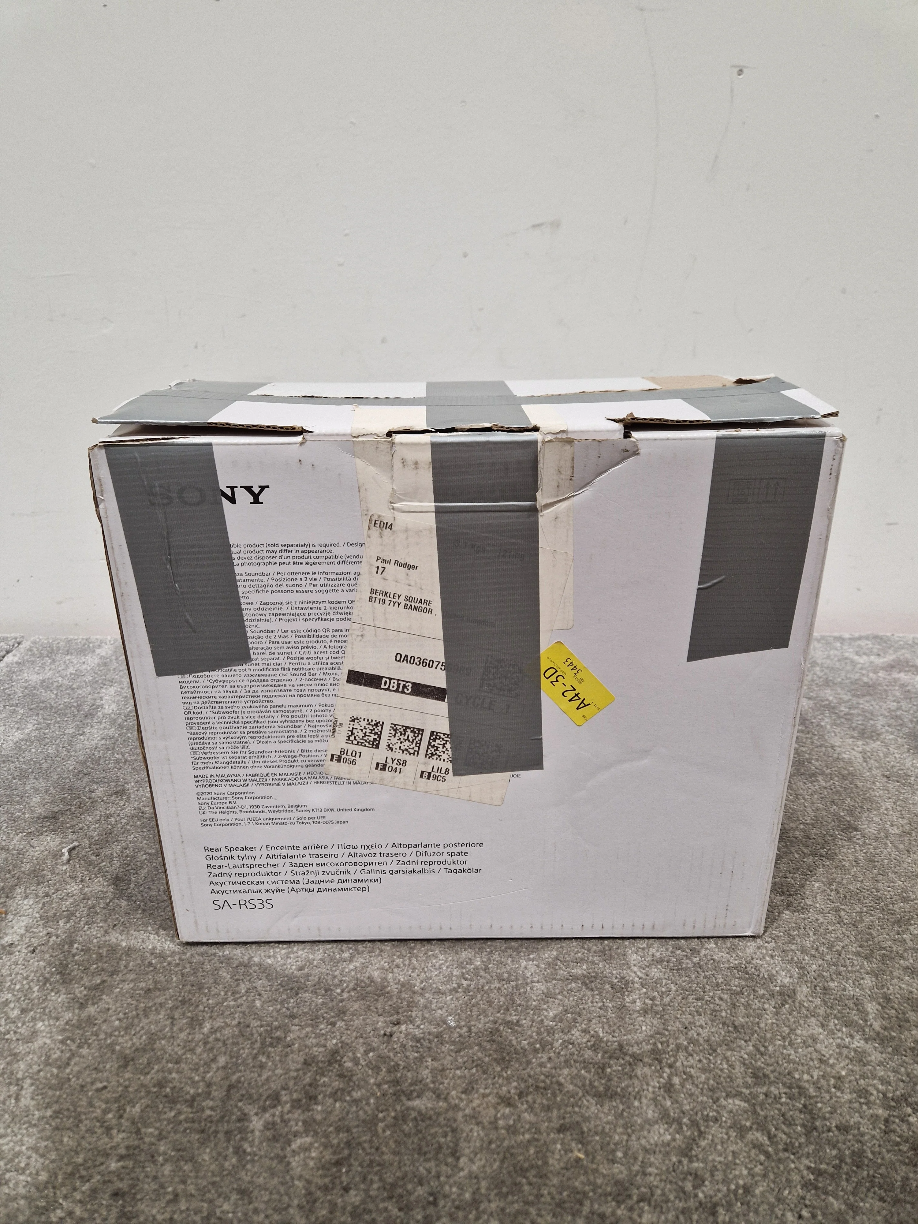 Sony Rs3s Rearspeaker Audio Equipment - Wireless Connectivity, Surround Sound - Open Box New - Image 6