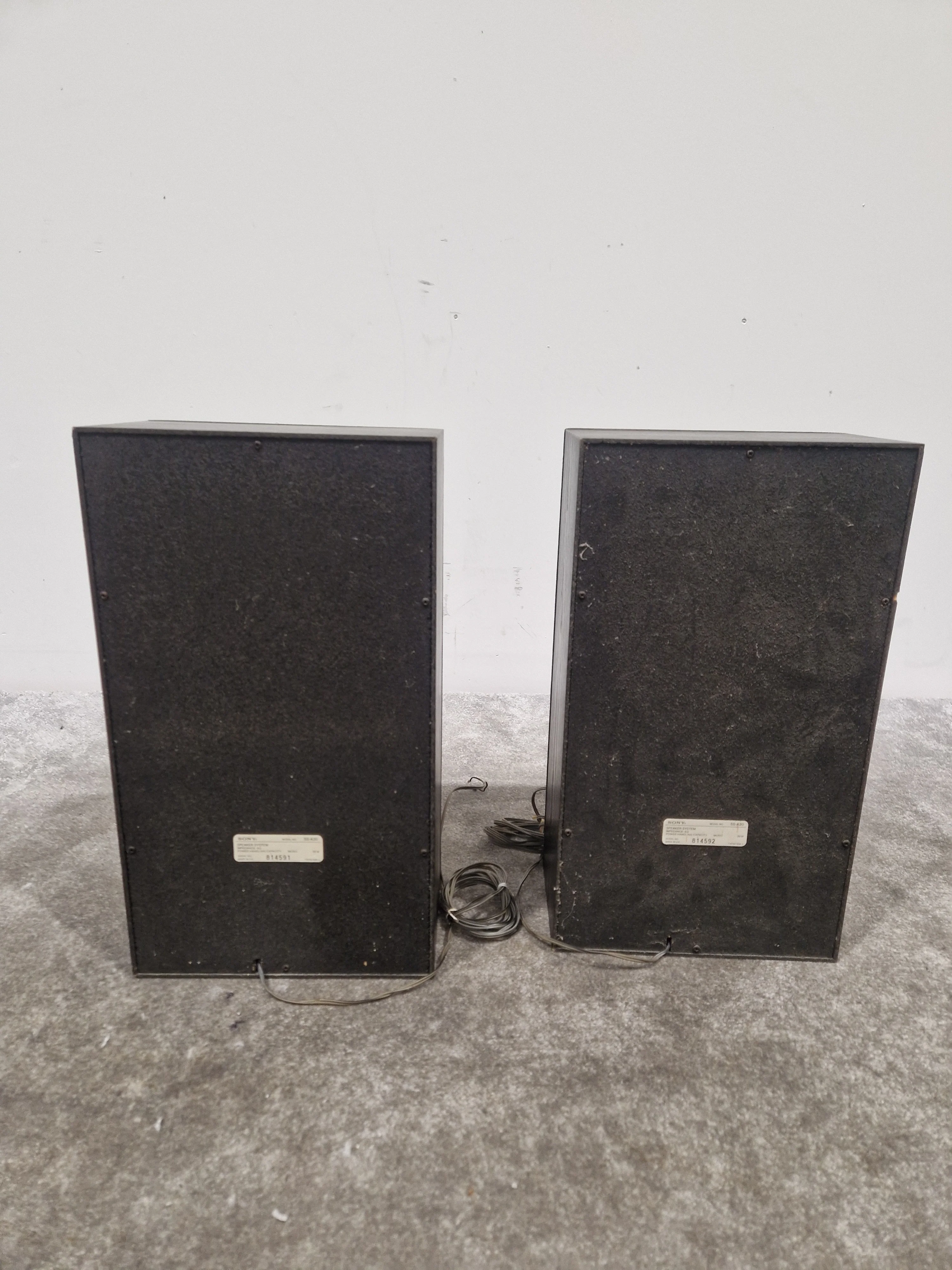 Sony SS-A20 Speaker Pair - 2-Way Bookshelf Speakers - Very Good - Image 4