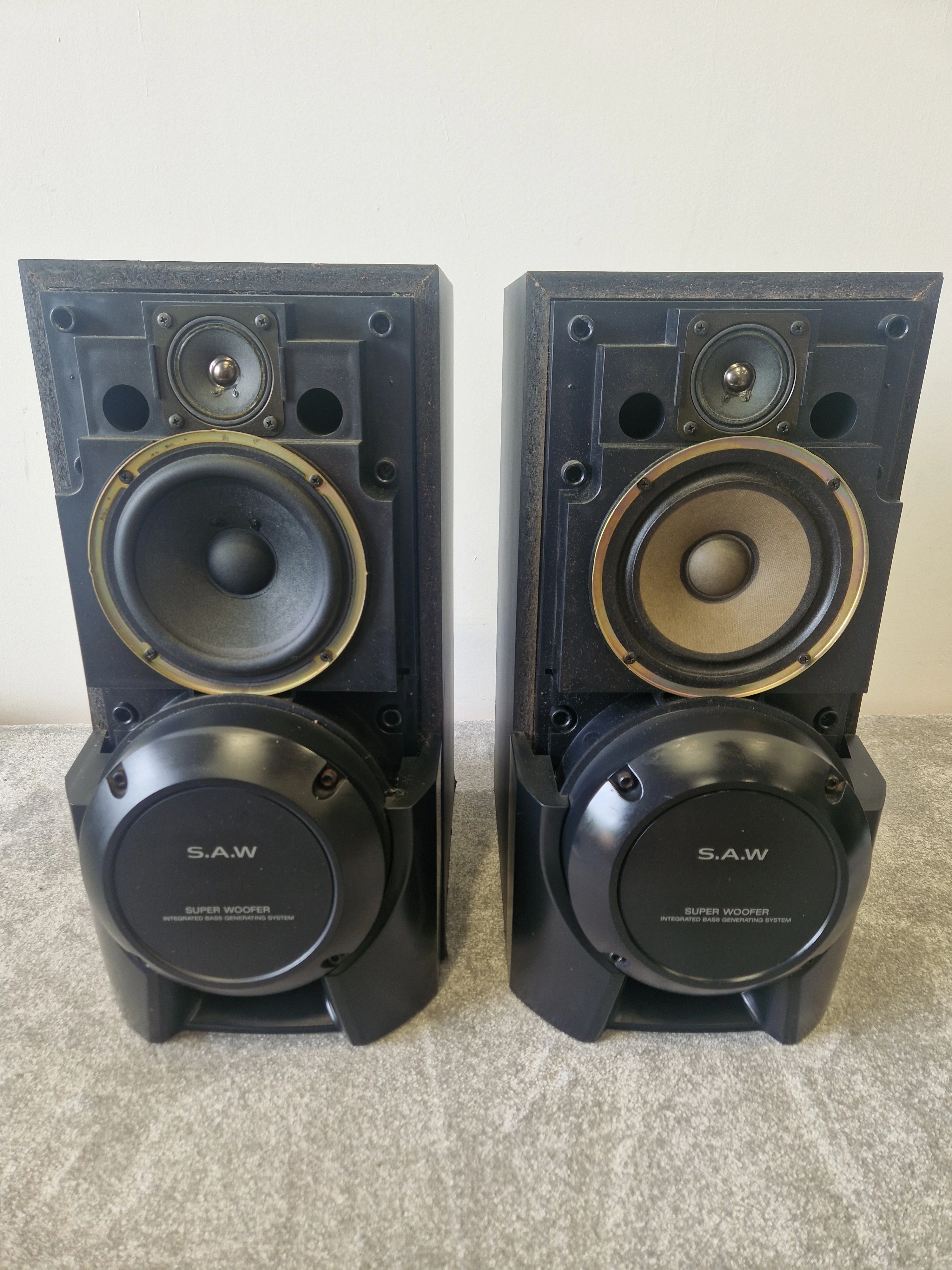 Sony SS-XB6AV Super Woofer Speakers – 3-Way Stereo Pair, 140W RMS, Heavy Bass-Very Good - Image 2