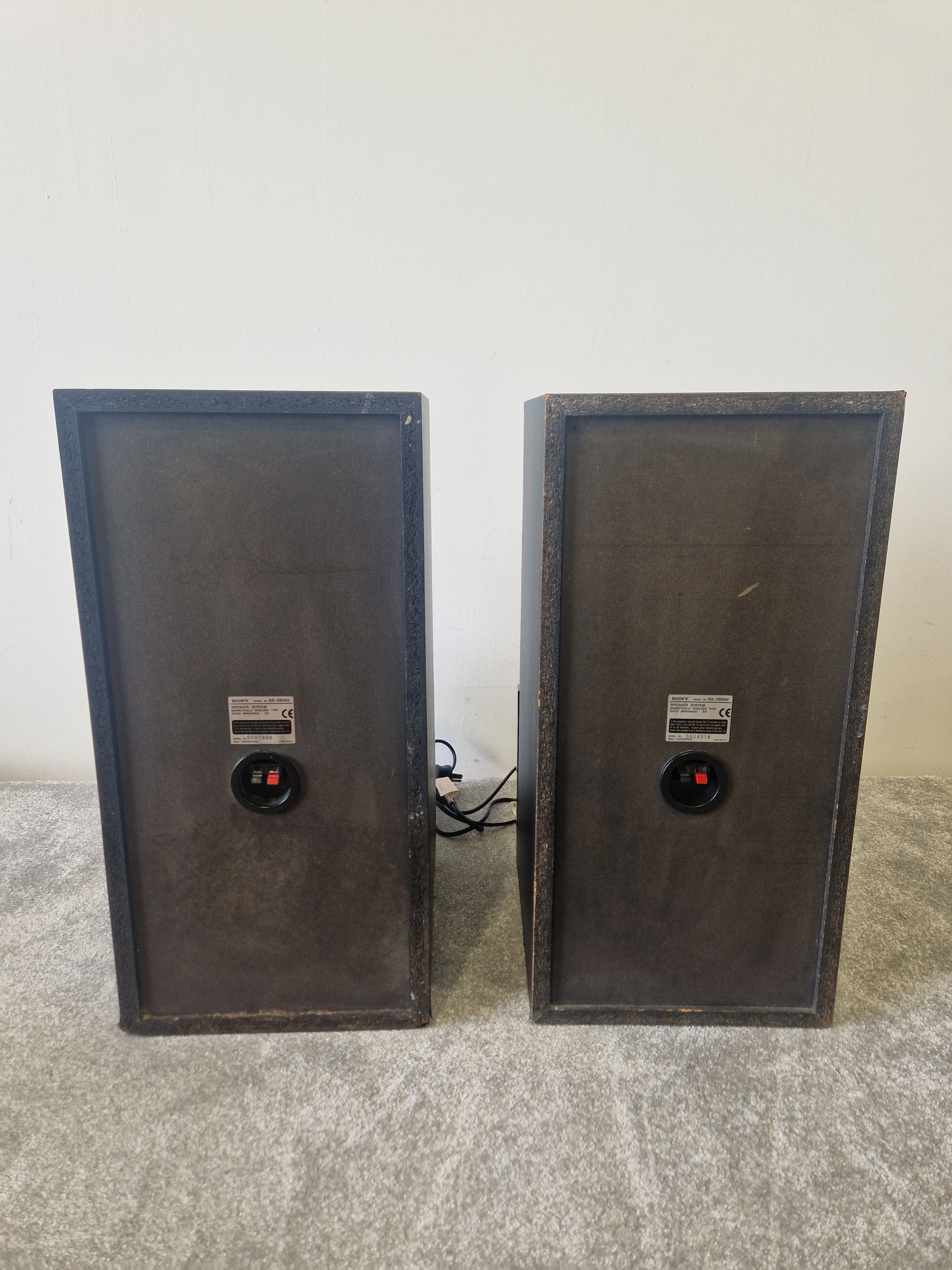 Sony SS-XB6AV Super Woofer Speakers – 3-Way Stereo Pair, 140W RMS, Heavy Bass-Very Good - Image 4