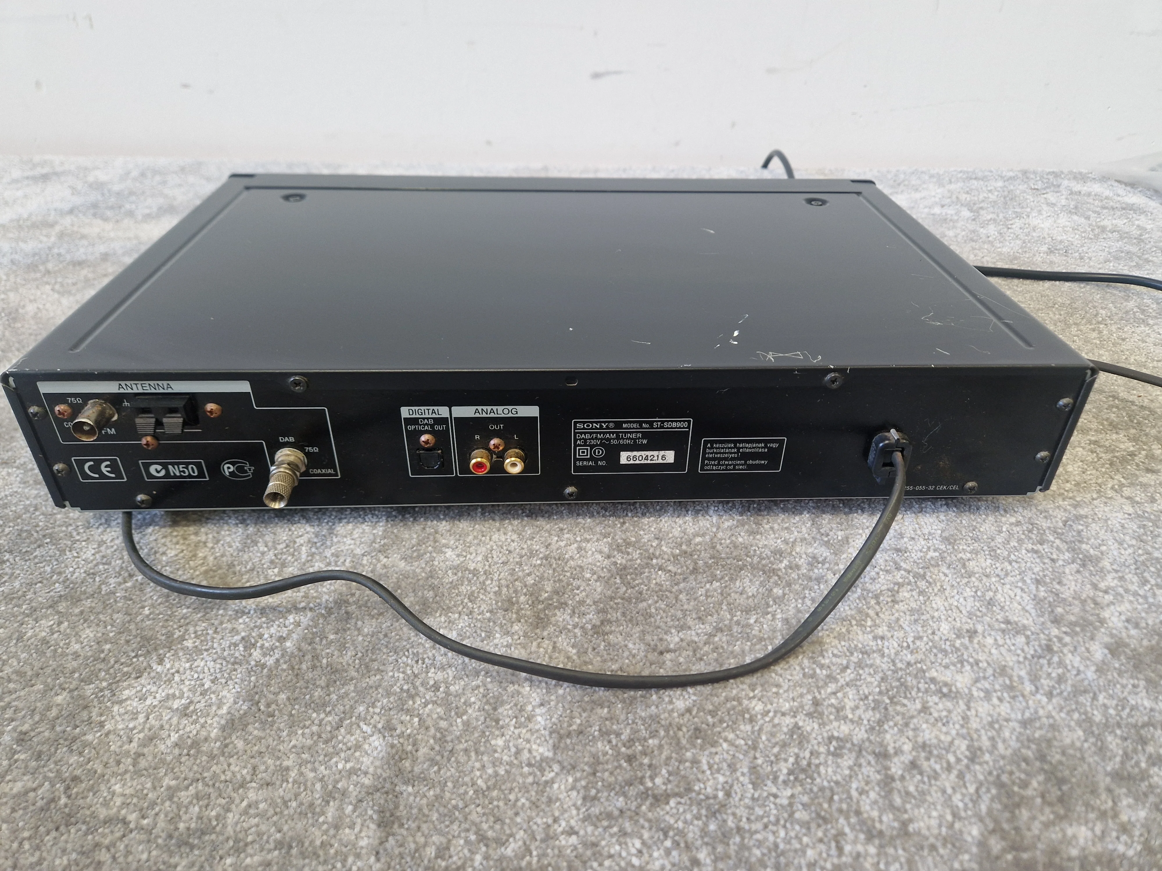 Sony ST-SDB900 – DAB/FM/AM Tuner – Optical Out & 99 Presets – Very Good - Image 9