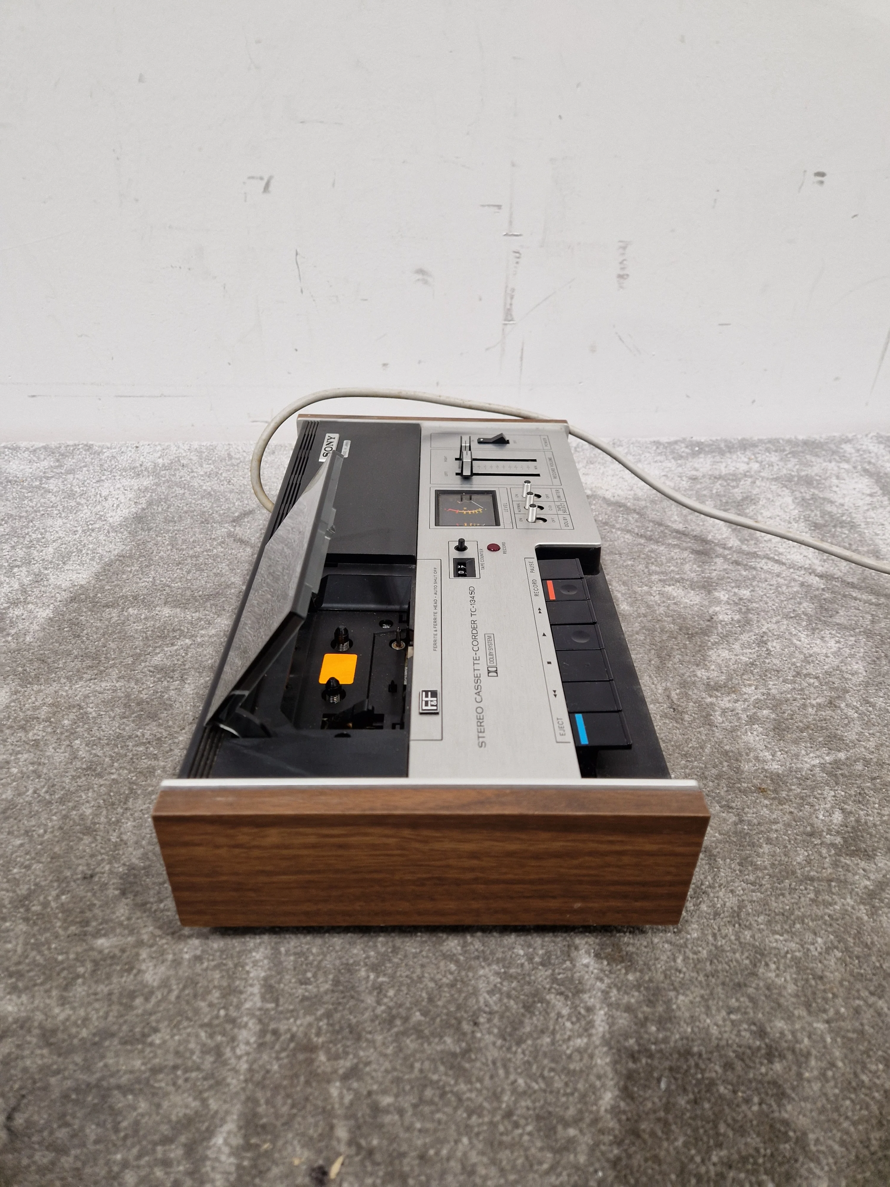Sony TC-134 SD Stereo Cassette-Corder - Portable Audio Recorder - Very Good - Image 5