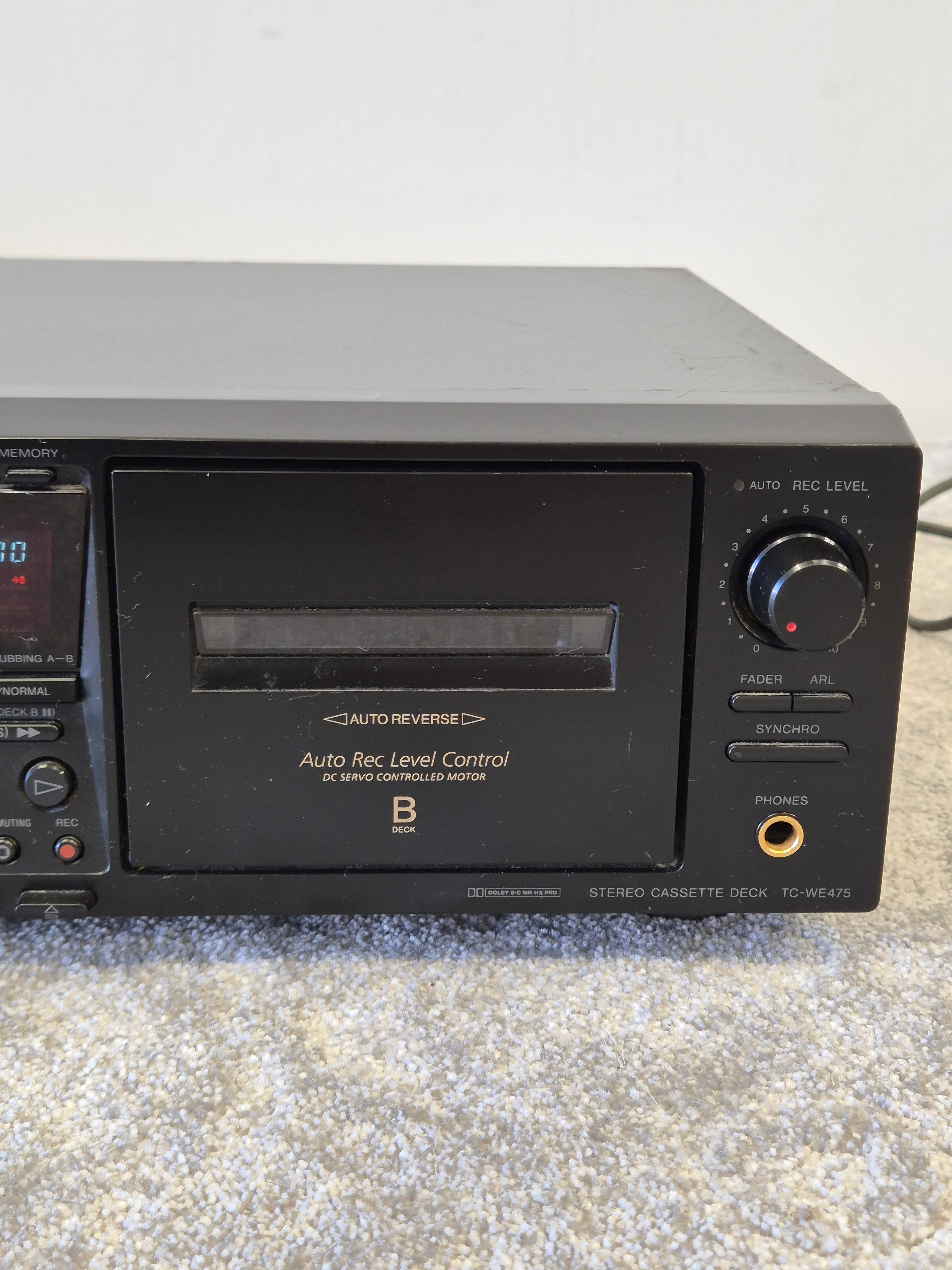 Sony TC-WE475 Dual Auto Reverse Cassette Deck – Very Good - Image 4