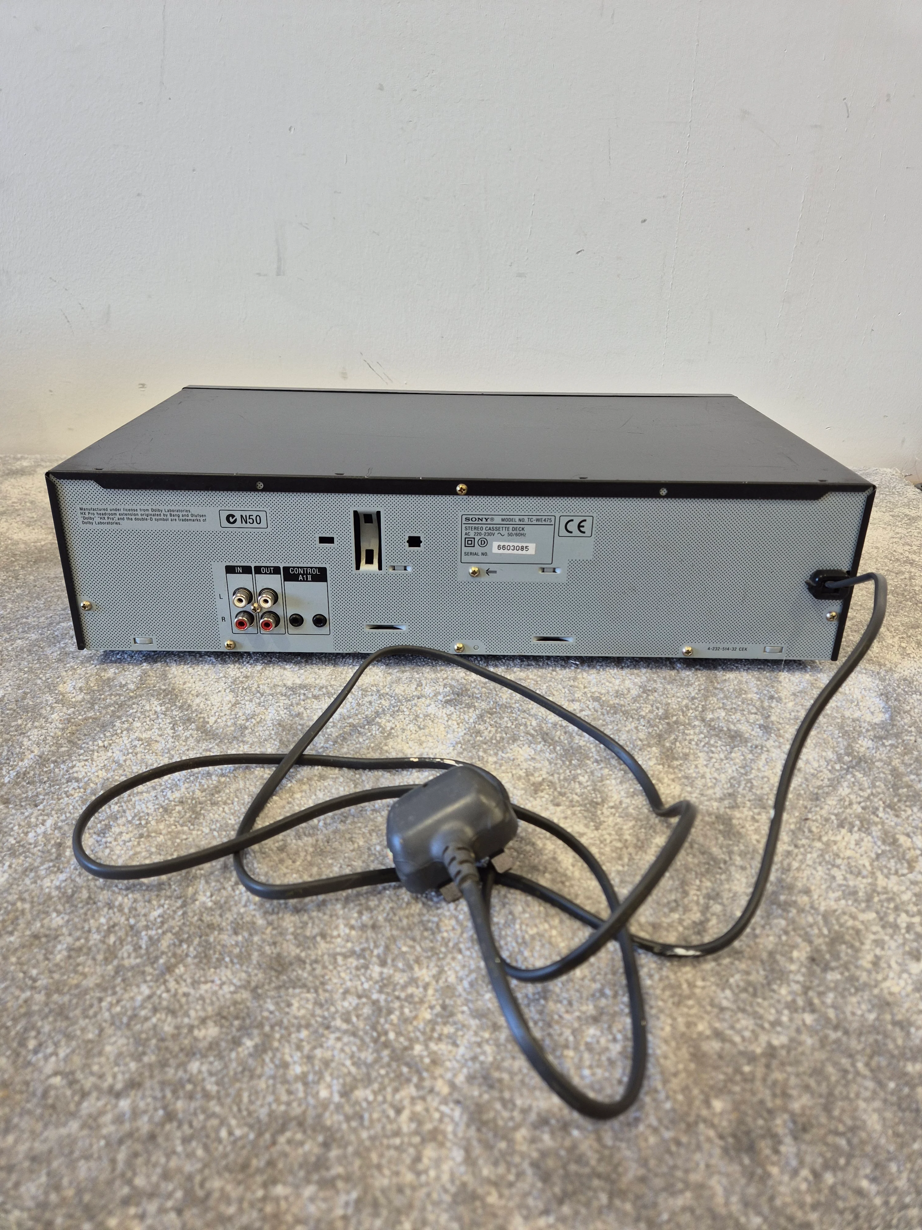 Sony TC-WE475 Dual Auto Reverse Cassette Deck – Very Good - Image 7