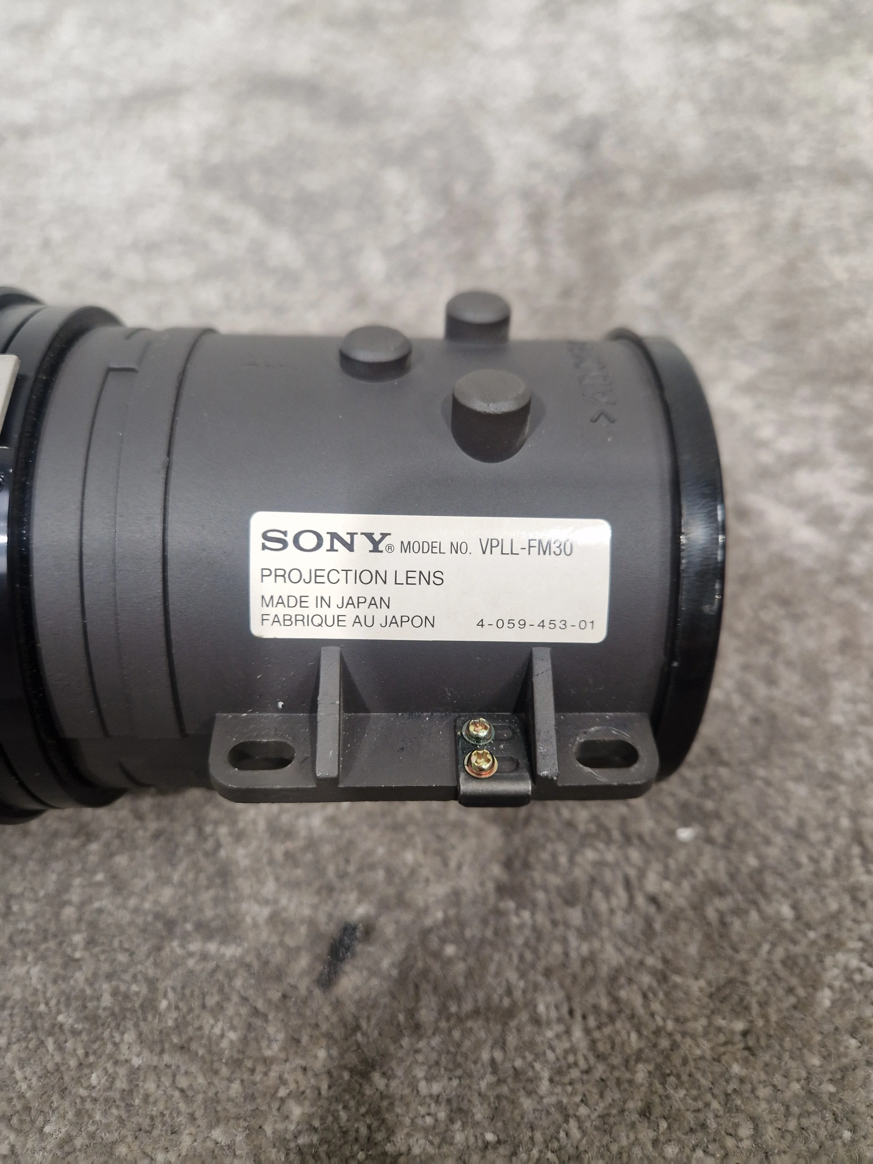 Sony VPLL-FM30 - 3LCD Projector Lens, 1.03-1.79:1 Throw Ratio - Very Good w/ Power Supply - Image 2