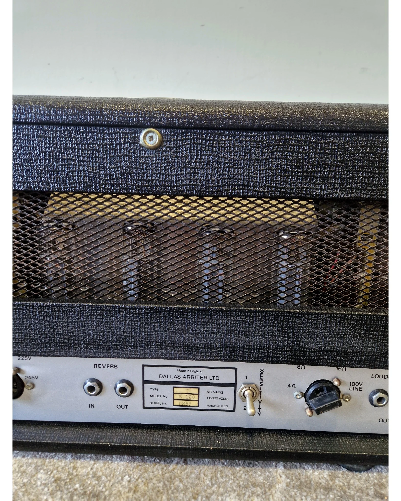 Sound City 120 Vintage Guitar Amp Head - Refurbished - Image 7