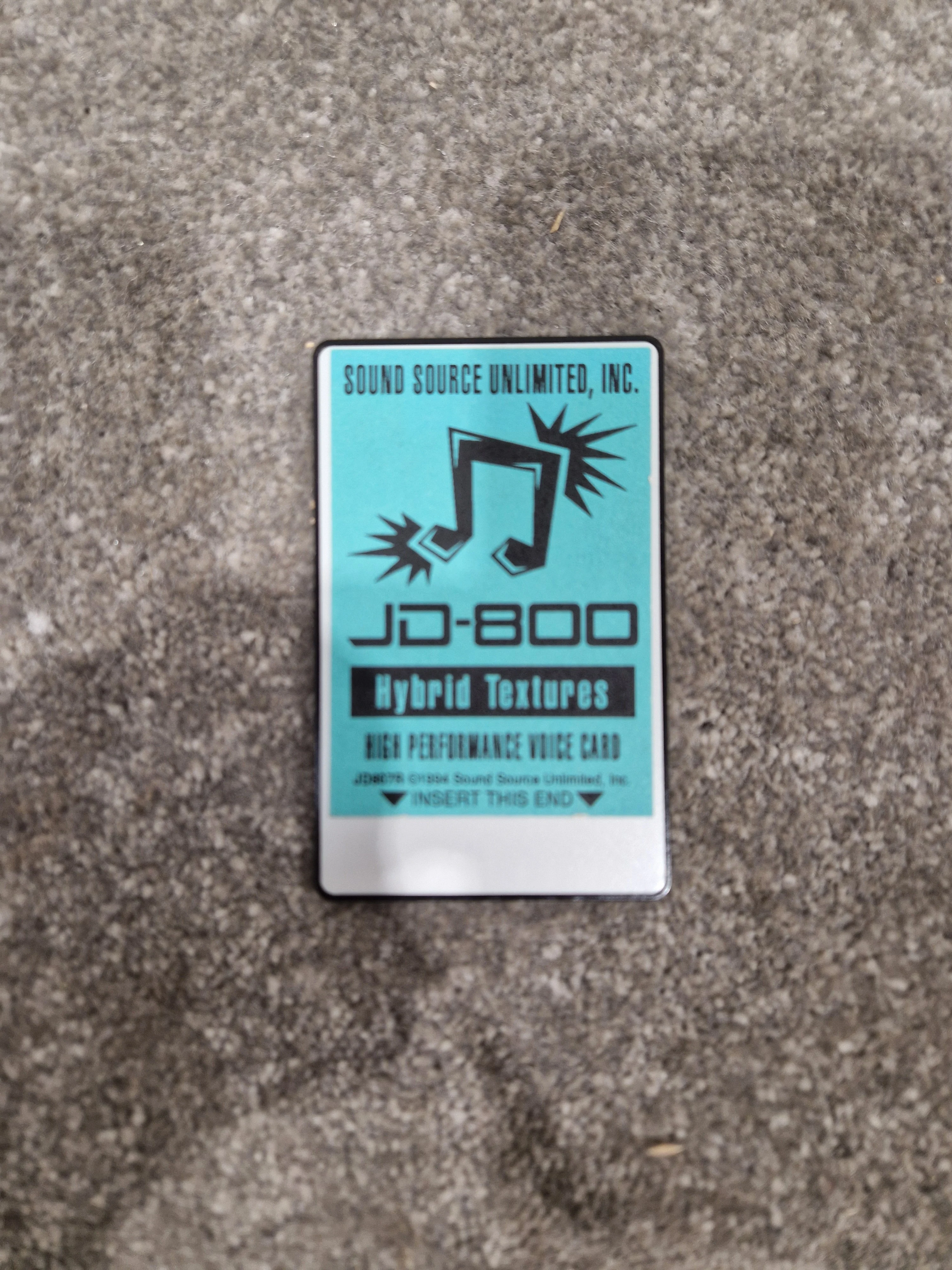 Sound Source Unlimited Hybrid Textures Voice Card JD-800 Synthesizer Expansion Module - Advanced Sound Synthesis, 800 Voices - Excellent - Image 4