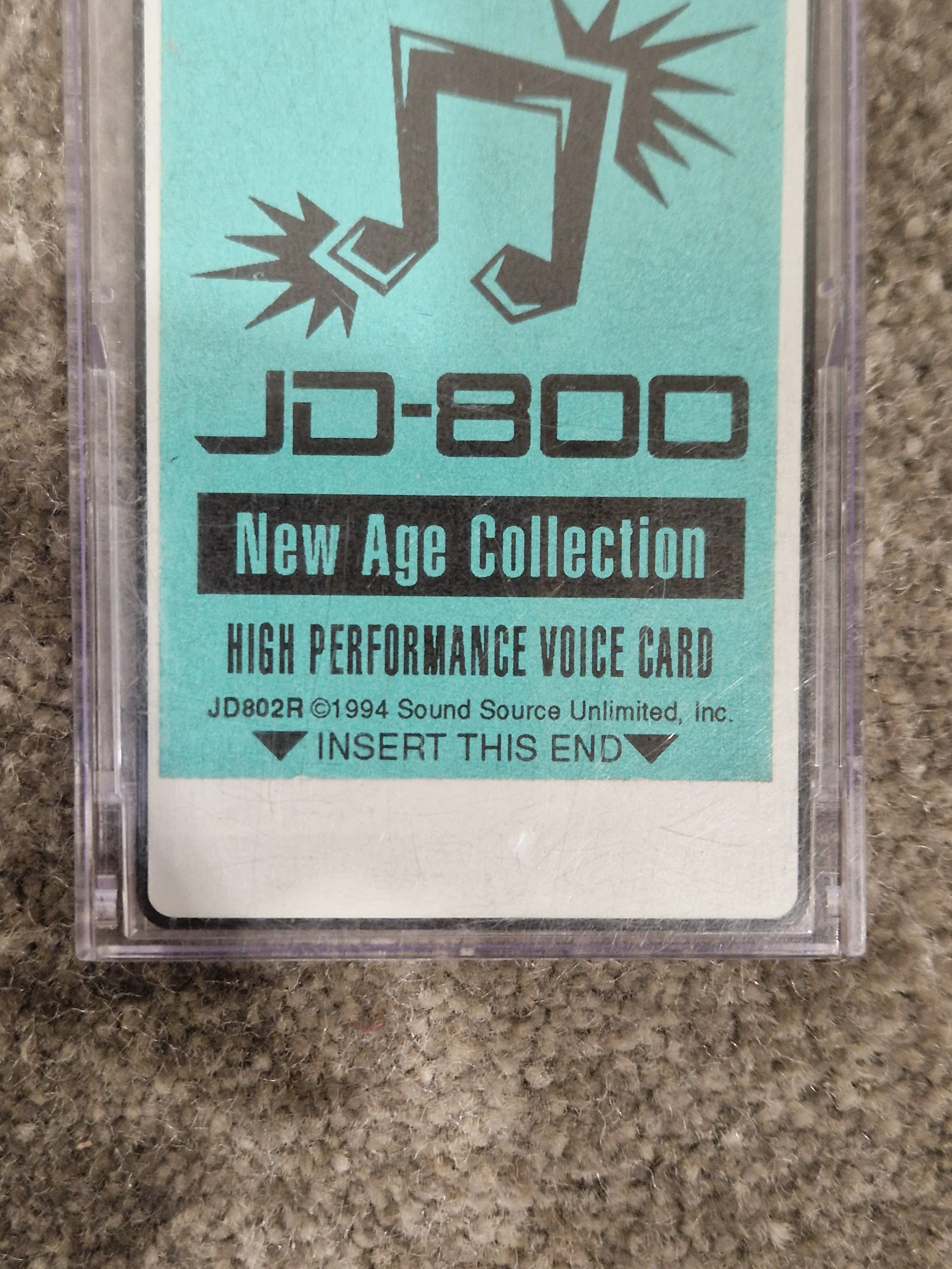Sound Source Unlimited New Age Collection Voice Card Jd-800 Sound Module - Advanced Synthesis, 8 Voices - Very Good - Image 3