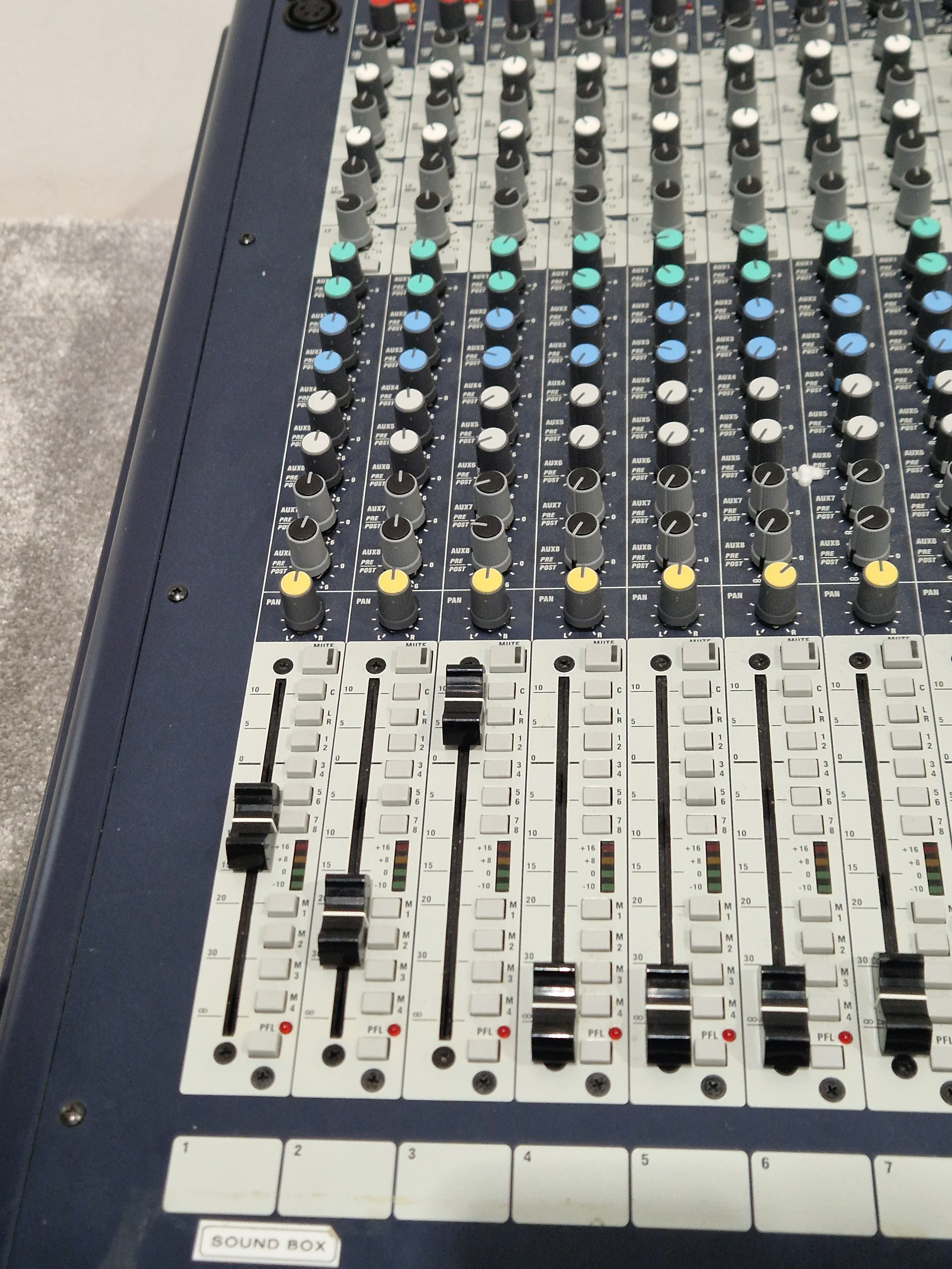 Soundcraft GB8 24 Channel Mixer - Live Sound Console - Very Good w/ Power Supply & Cover - Image 11