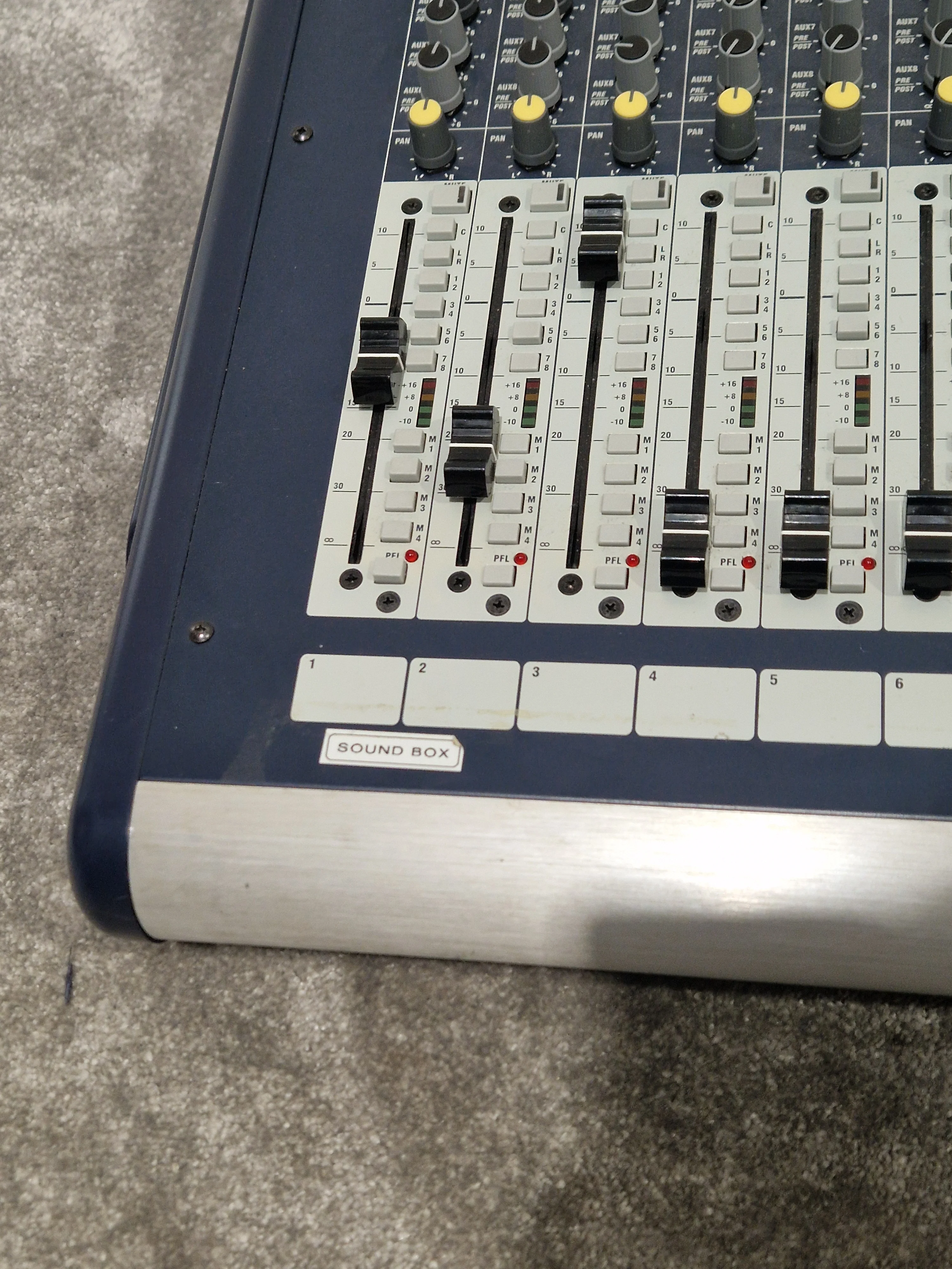 Soundcraft GB8 24 Channel Mixer - Live Sound Console - Very Good w/ Power Supply & Cover - Image 12