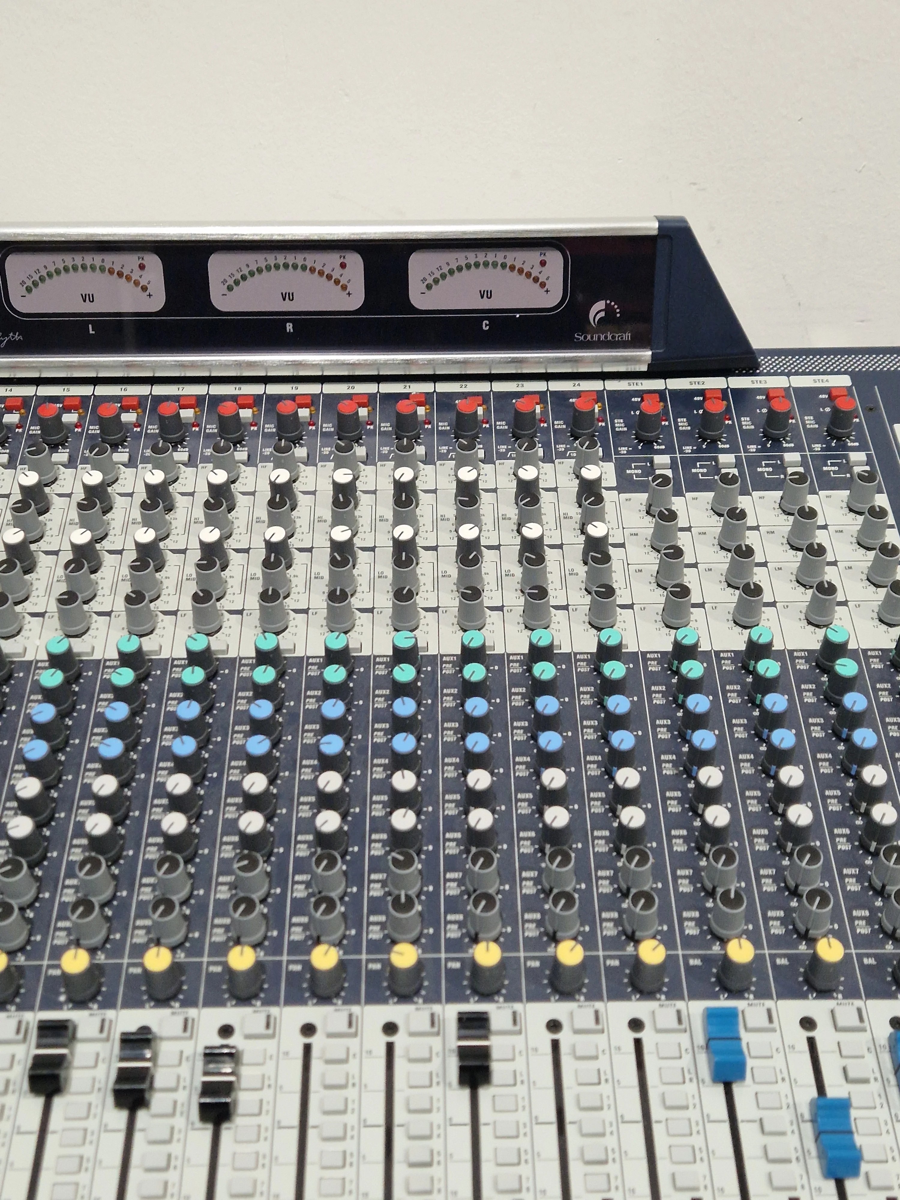 Soundcraft GB8 24 Channel Mixer - Live Sound Console - Very Good w/ Power Supply & Cover - Image 13