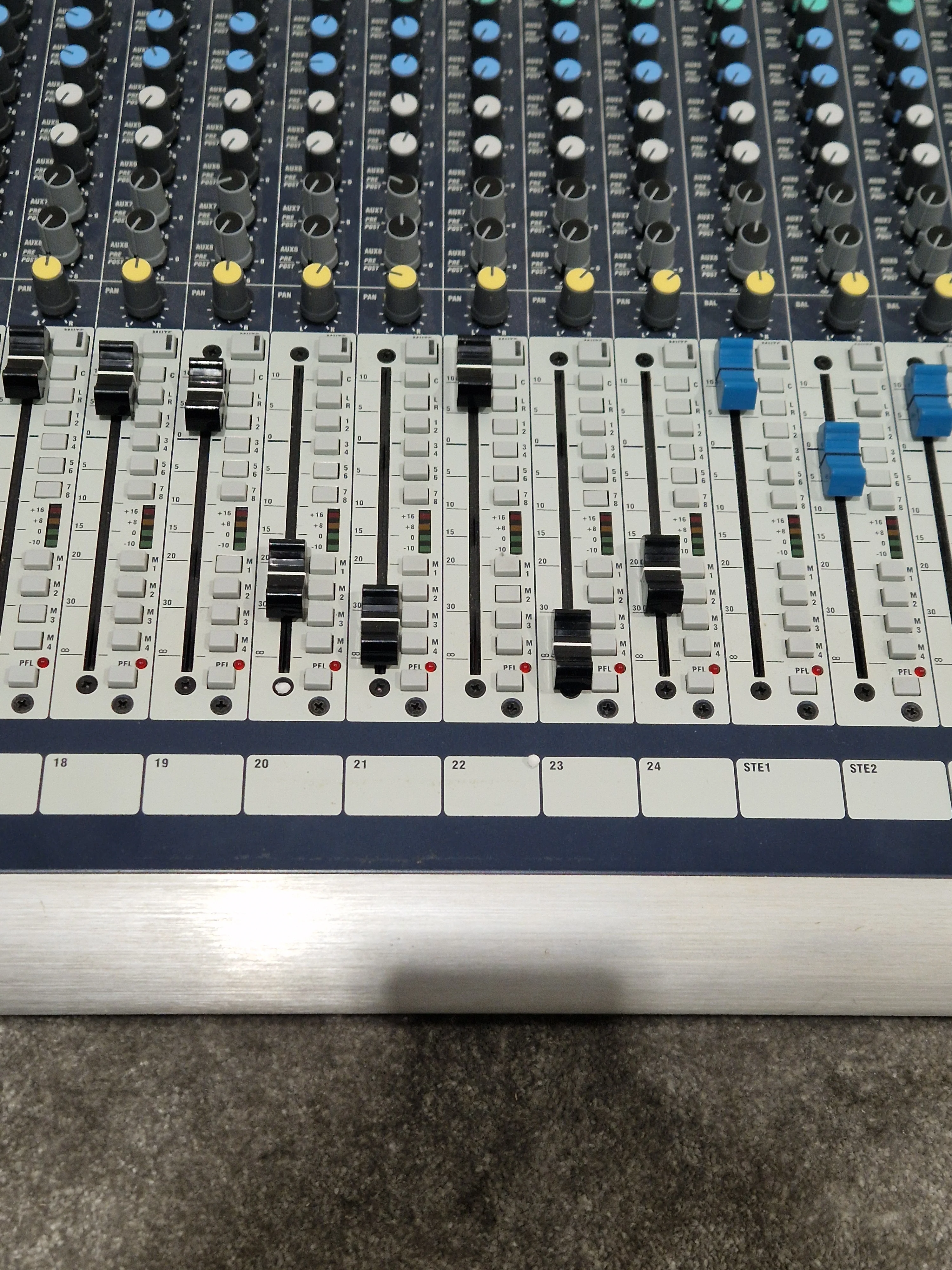 Soundcraft GB8 24 Channel Mixer - Live Sound Console - Very Good w/ Power Supply & Cover - Image 14