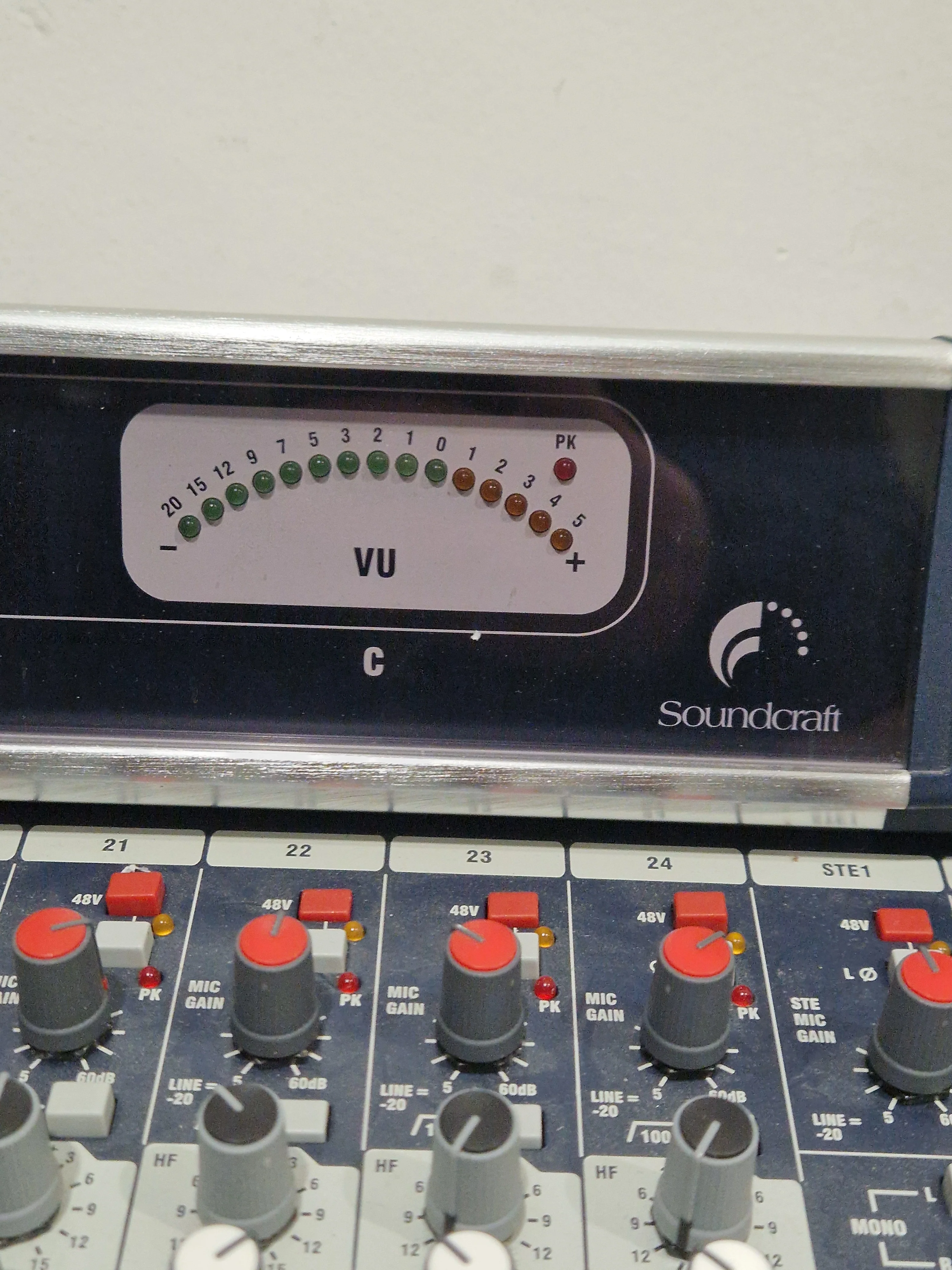 Soundcraft GB8 24 Channel Mixer - Live Sound Console - Very Good w/ Power Supply & Cover - Image 15