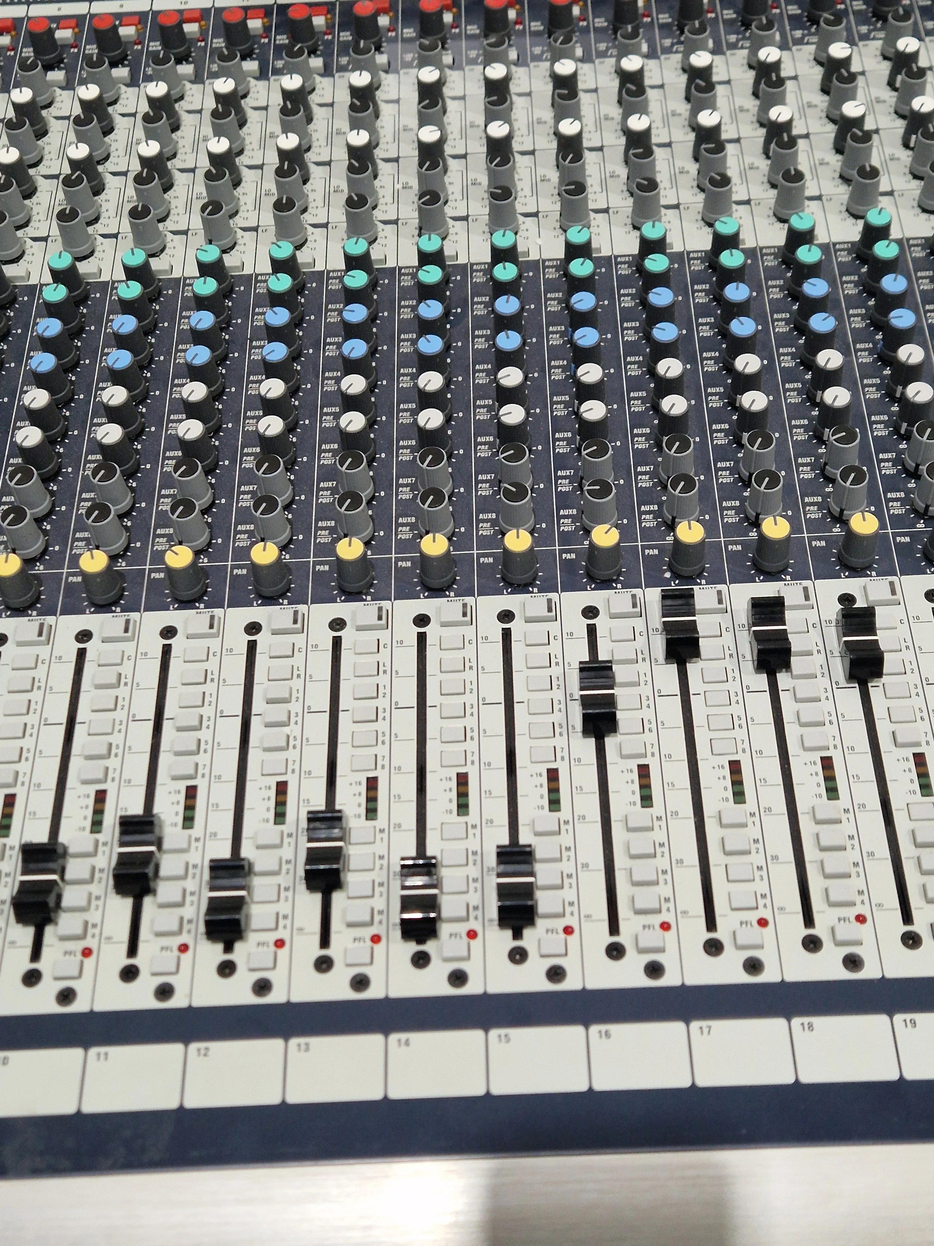 Soundcraft GB8 24 Channel Mixer - Live Sound Console - Very Good w/ Power Supply & Cover - Image 20